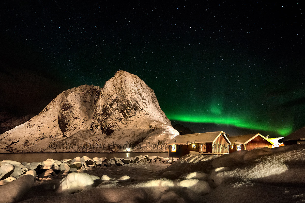 aurora a hamnoy