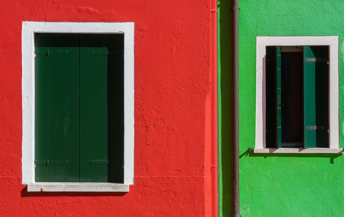 Burano ... opened on the green