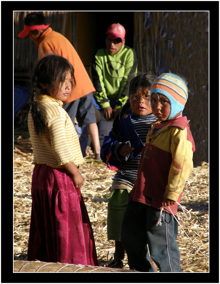 Uros Islands on Lake Titicaca-