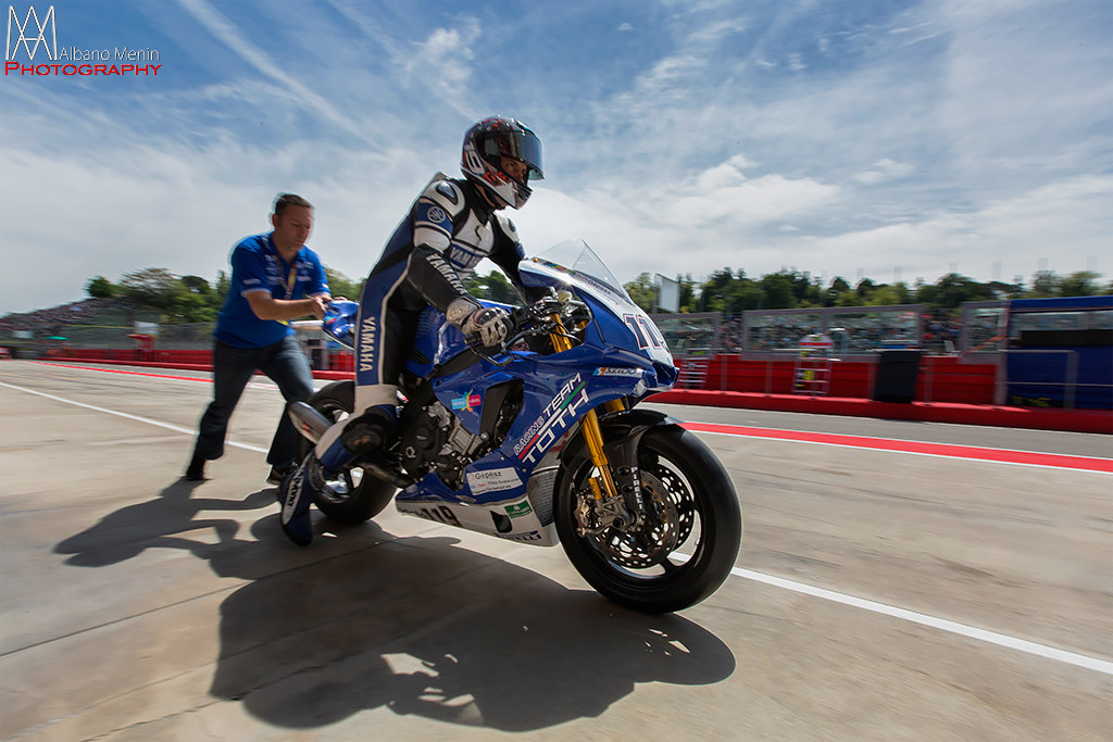 WSBK Imola Pawel Szkopek 2016 Yamaha YZF R1