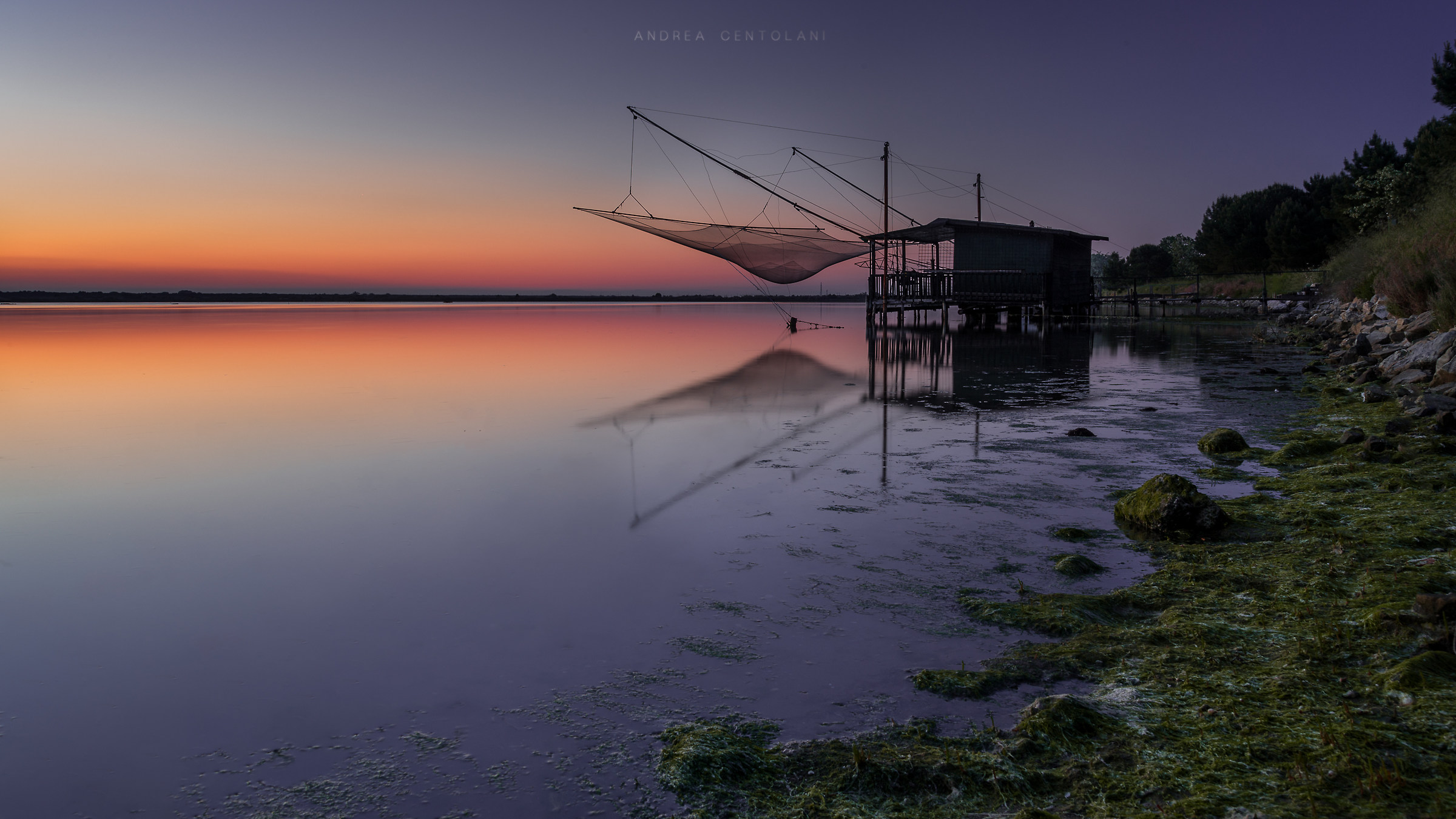 The sunset and the shed