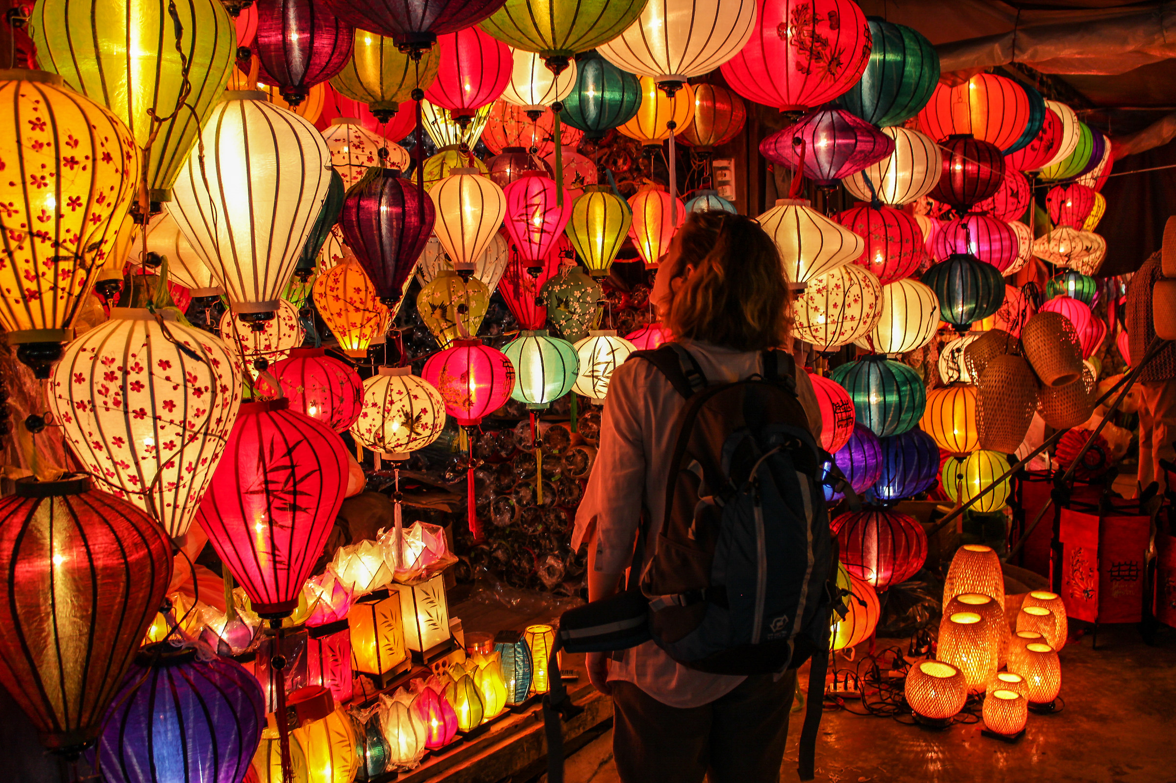 The Hoi An lanterns