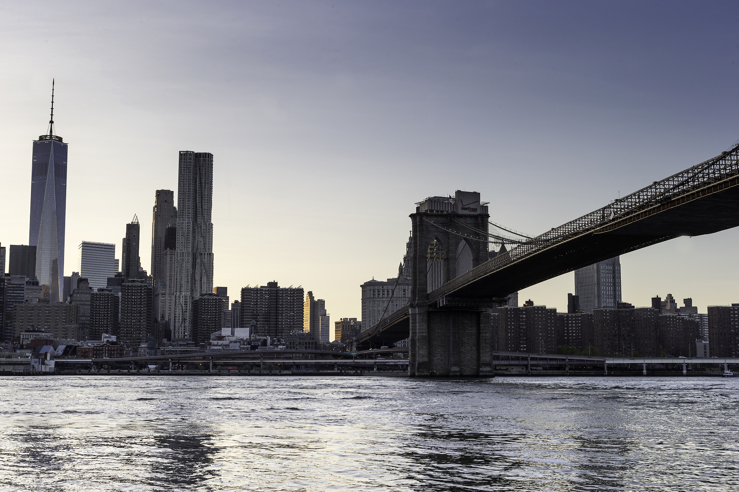 The bridge in the evening