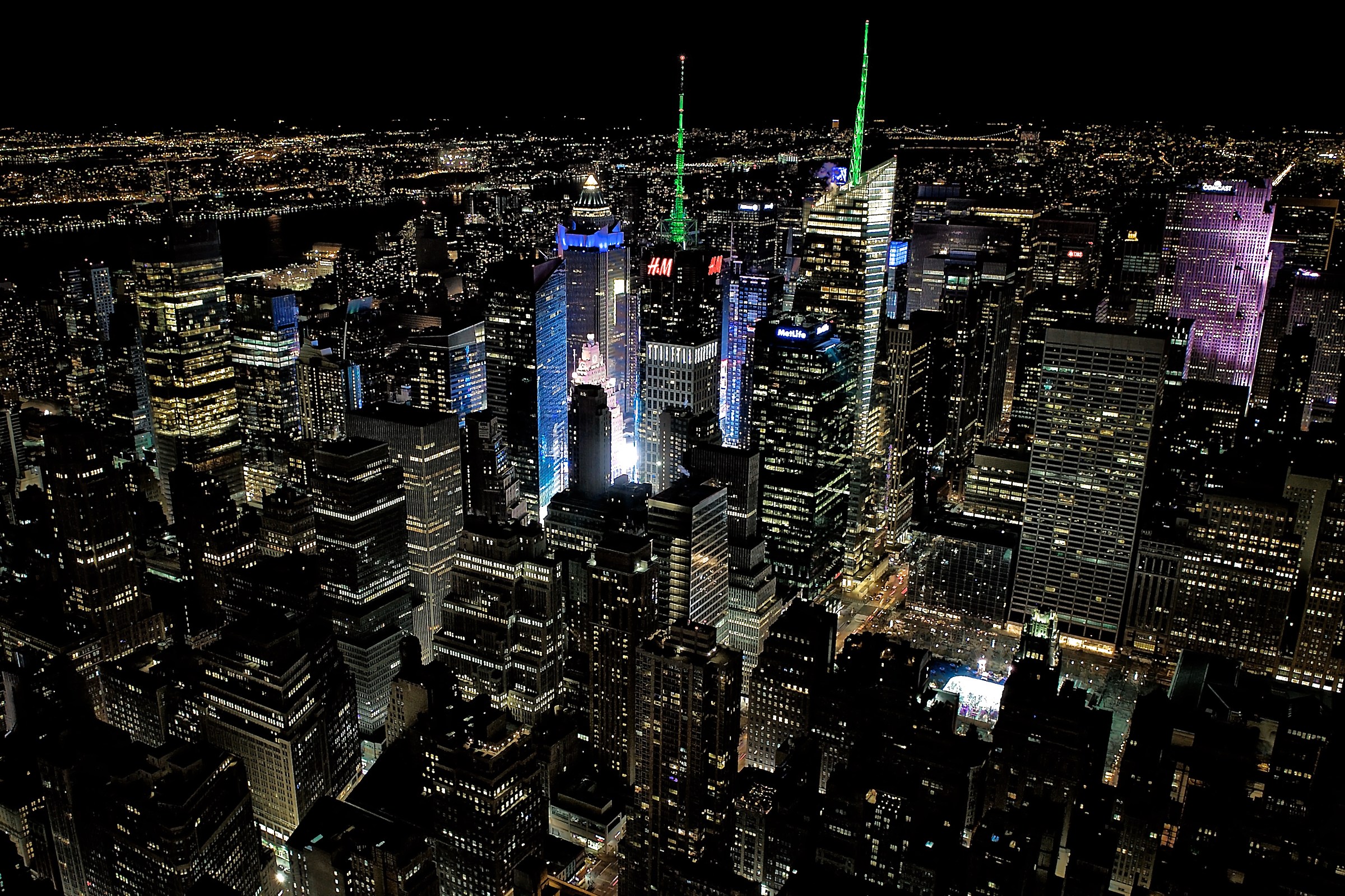 Times Square from the Empire State Building