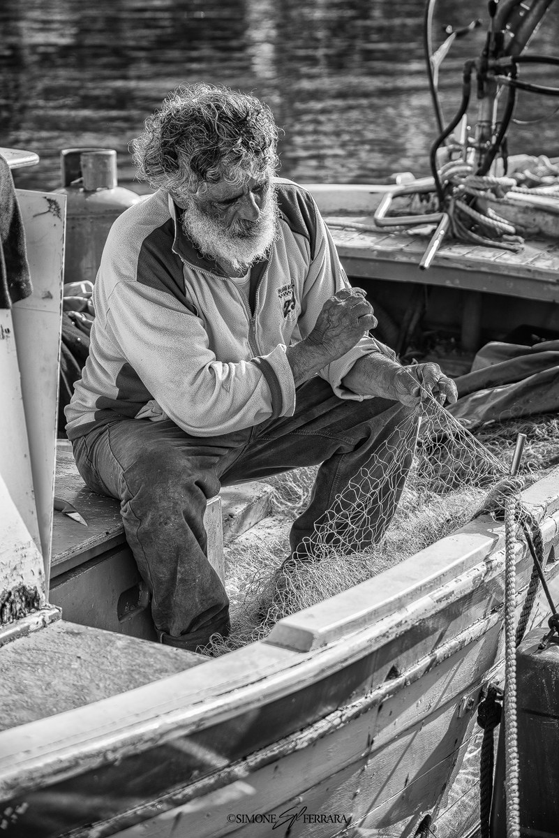 The work of a fisherman