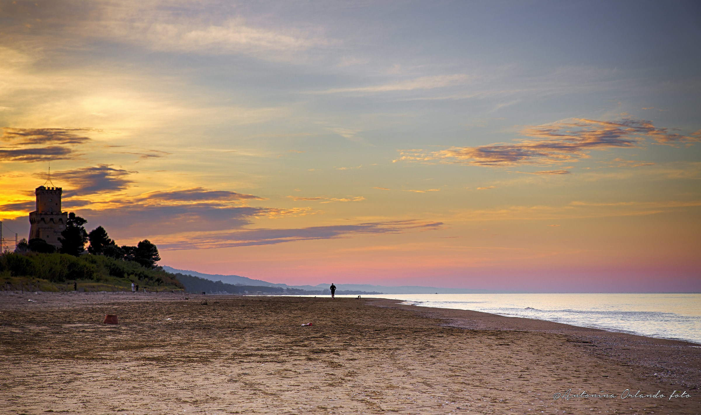 Oasi di pace al tramonto