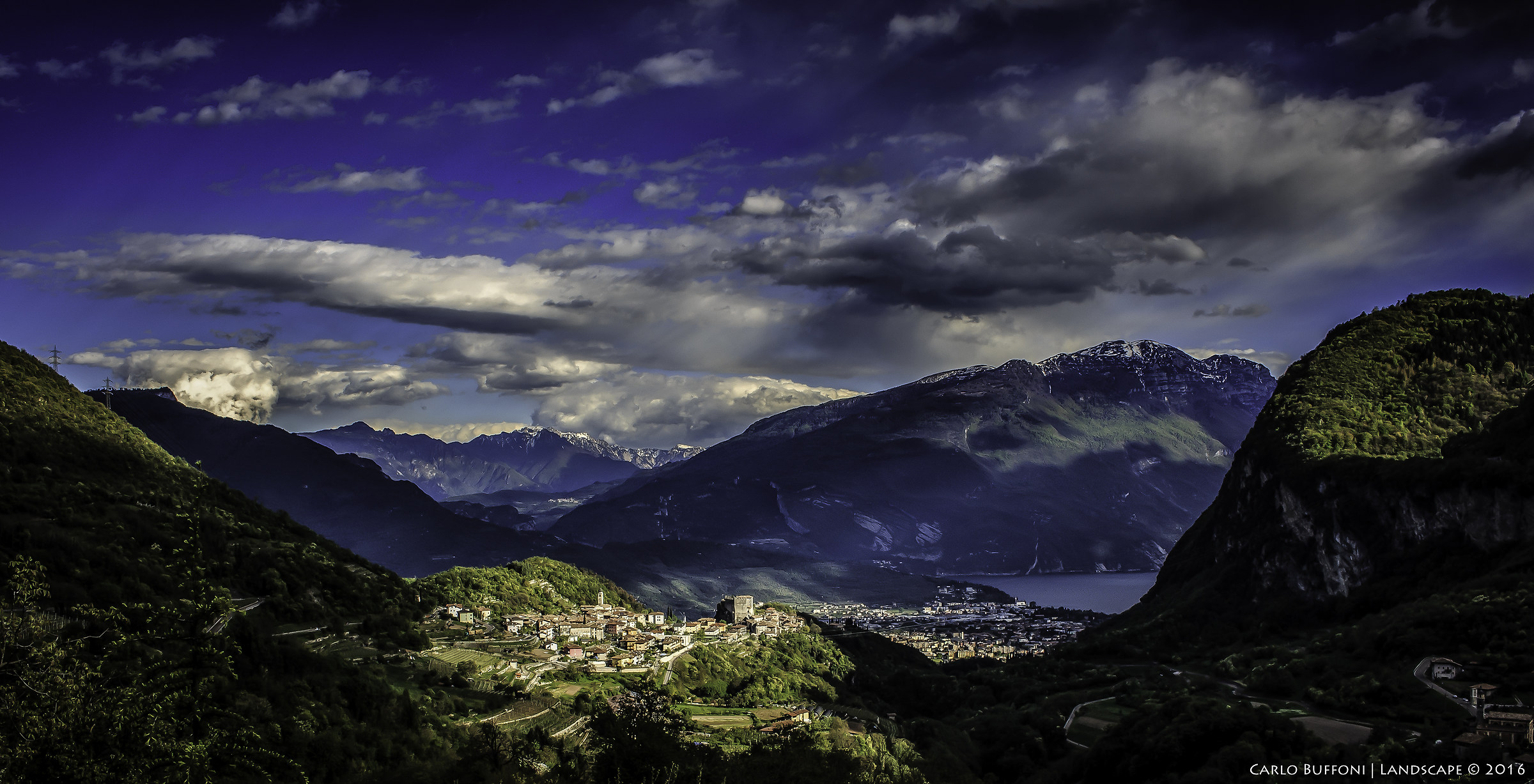 Paesaggio dal Trentino
