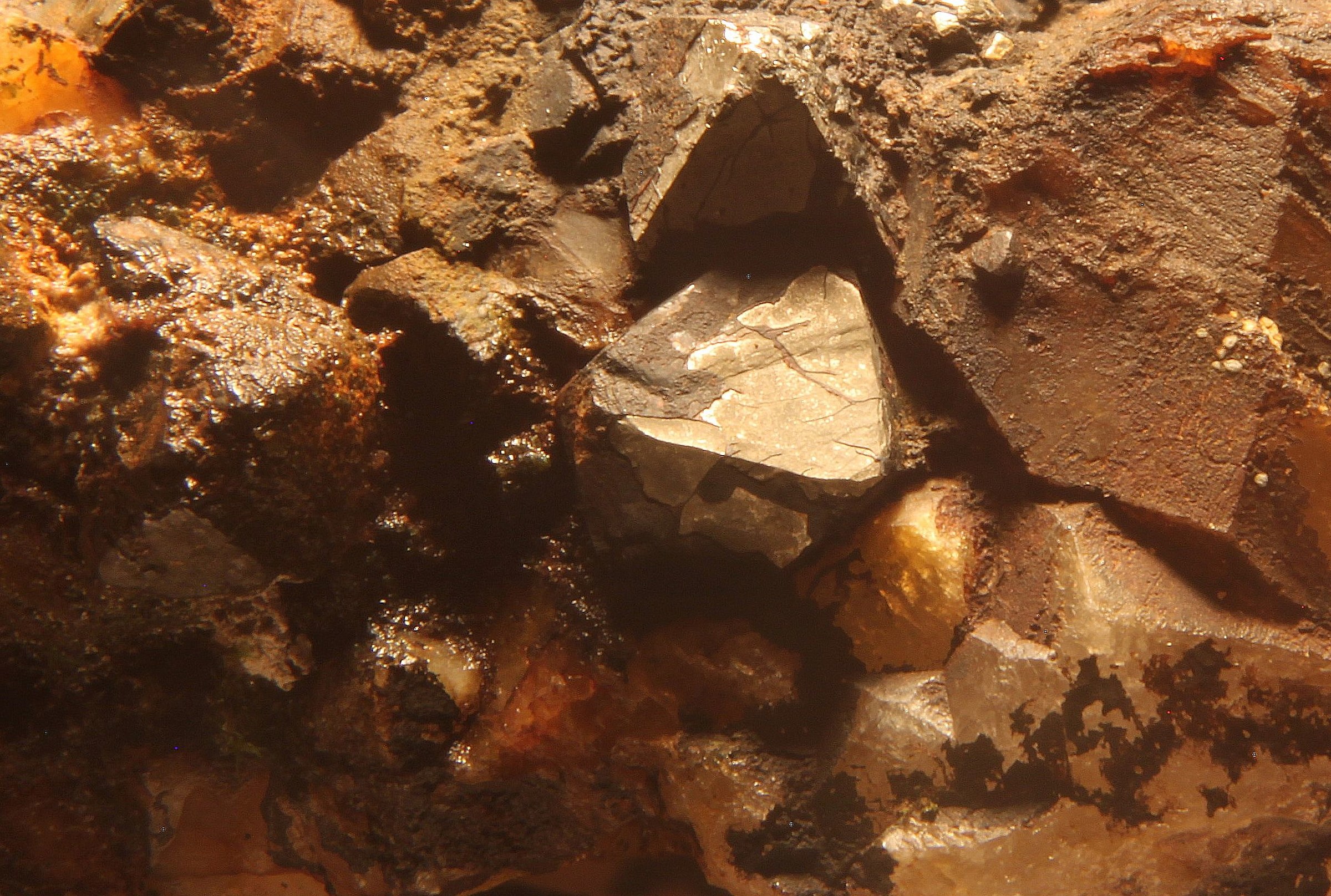pyrite polyhedral