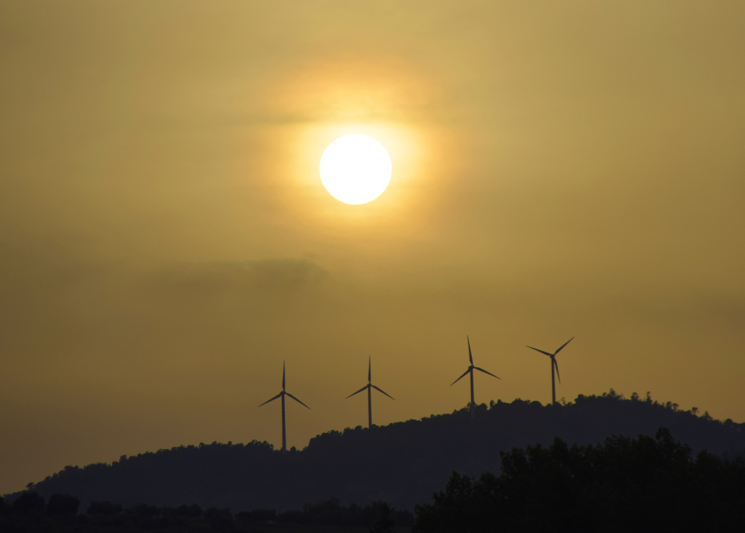Tramonto sulle eliche versione nikon