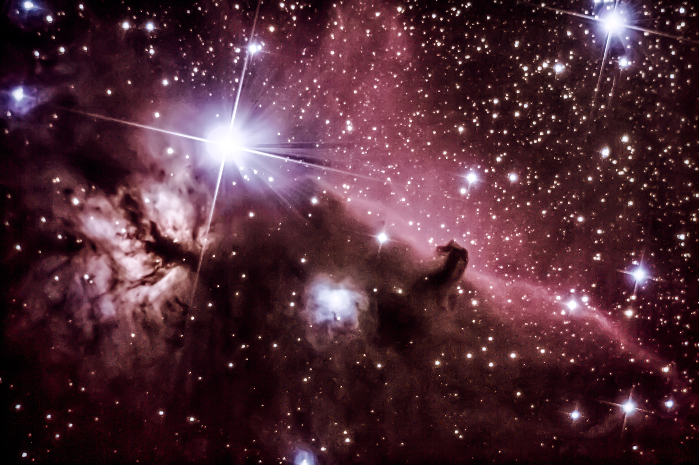 Nebulosa Testa Di Cavallo e Nebulosa Fiamma