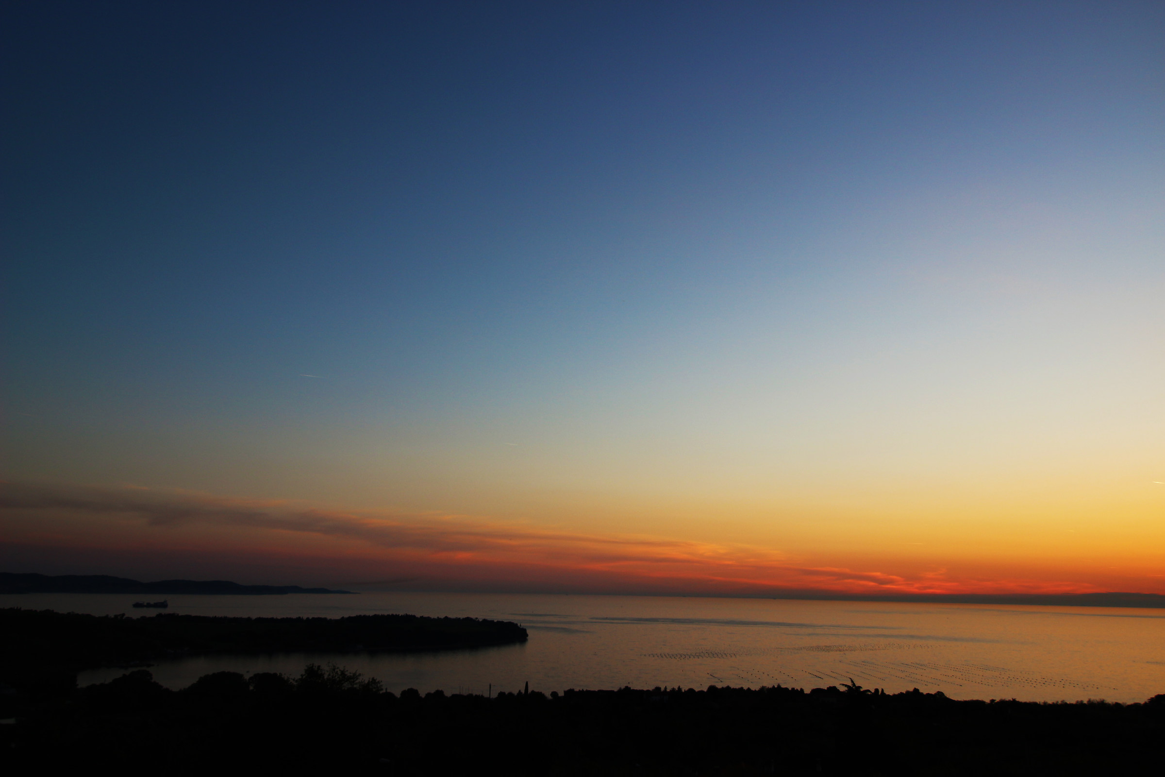 The Gulf of Trieste towards Istria