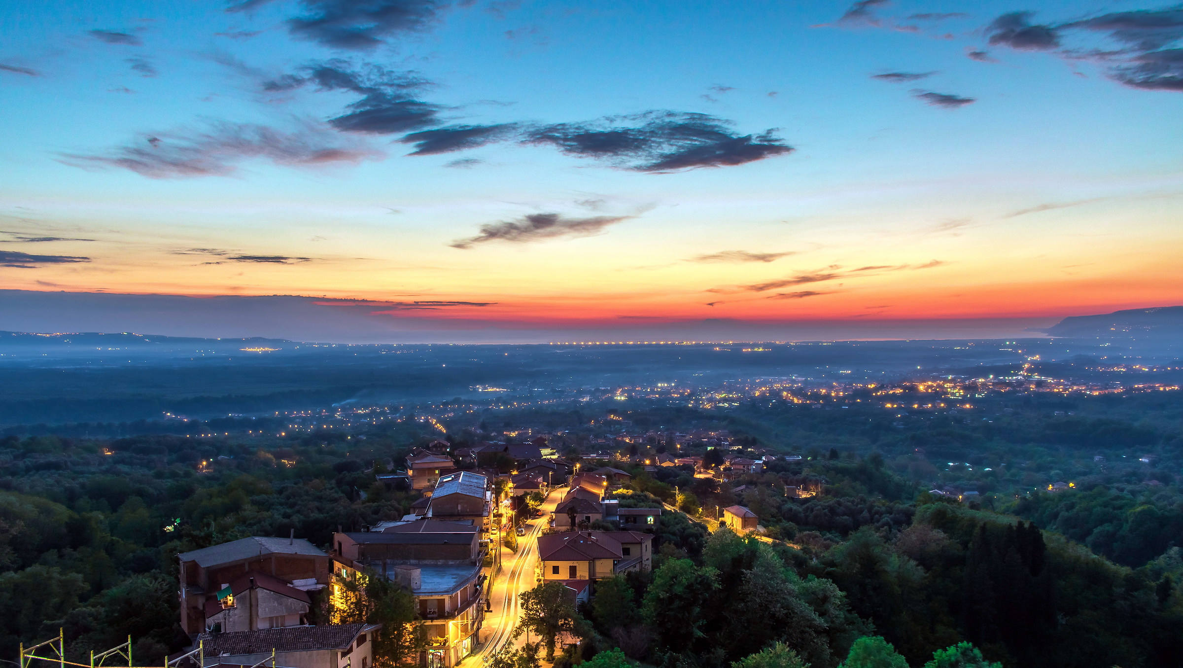 La Piana di Gioia Tauro vista da San Giorgio Morgeto