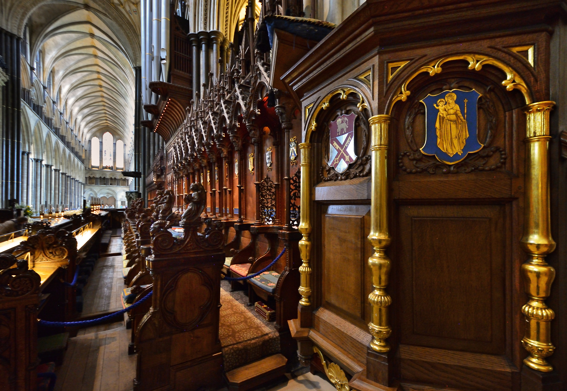 Coro Bancarelle, Cattedrale di Salisbury