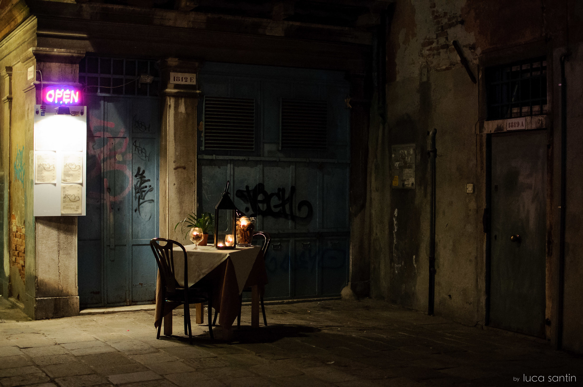 Tavola imbandita a Venezia