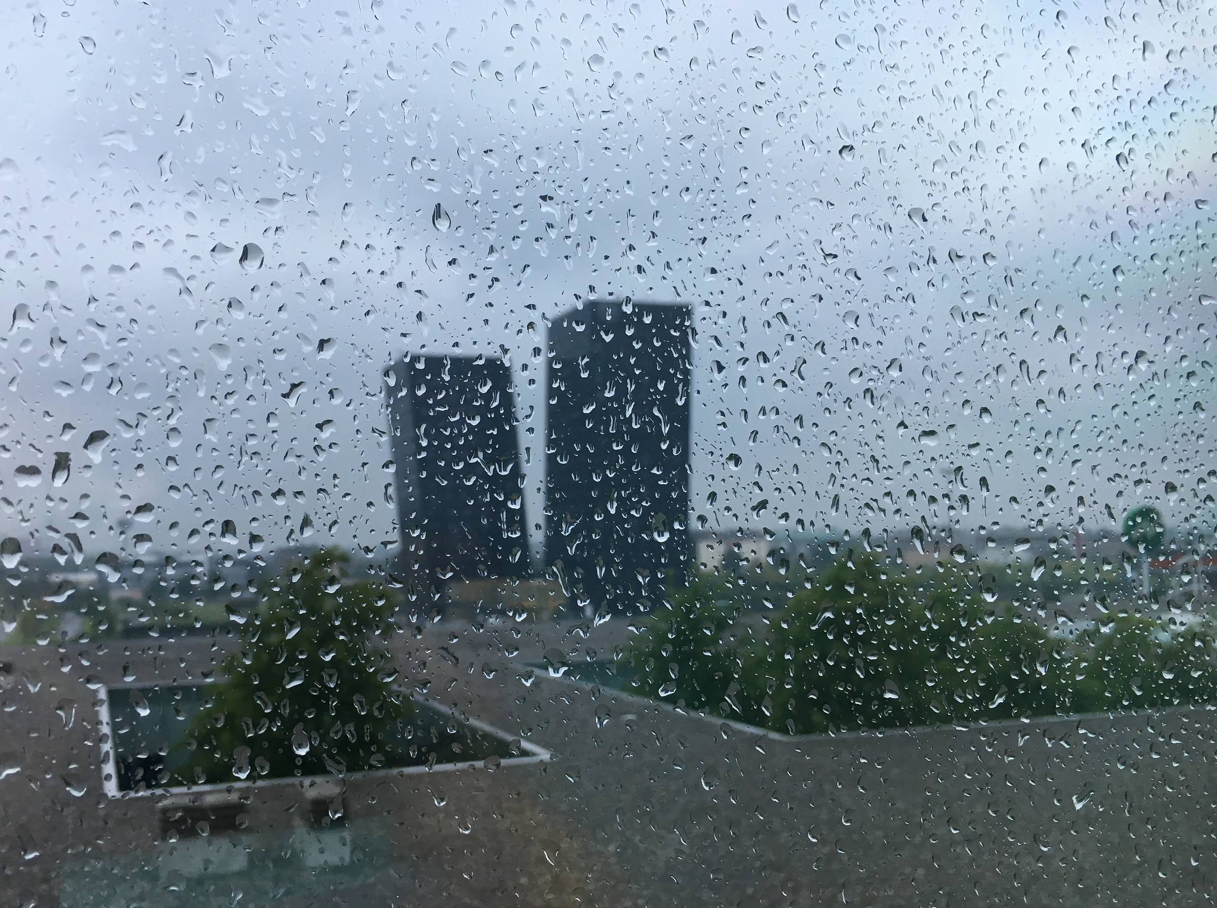 Pioggia dall'ufficio