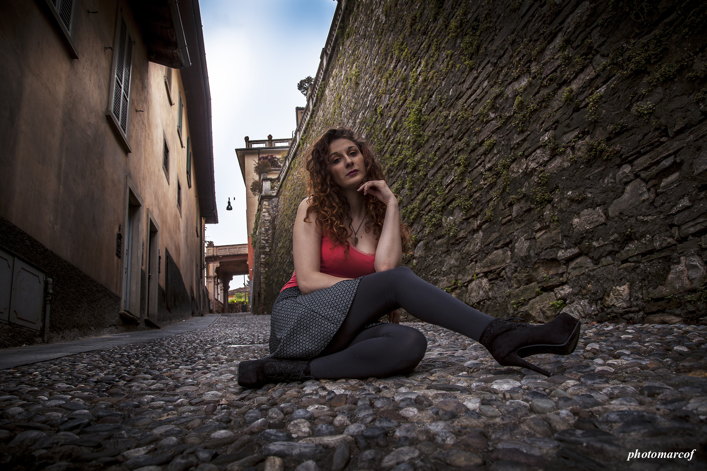 the streets of Bergamo high