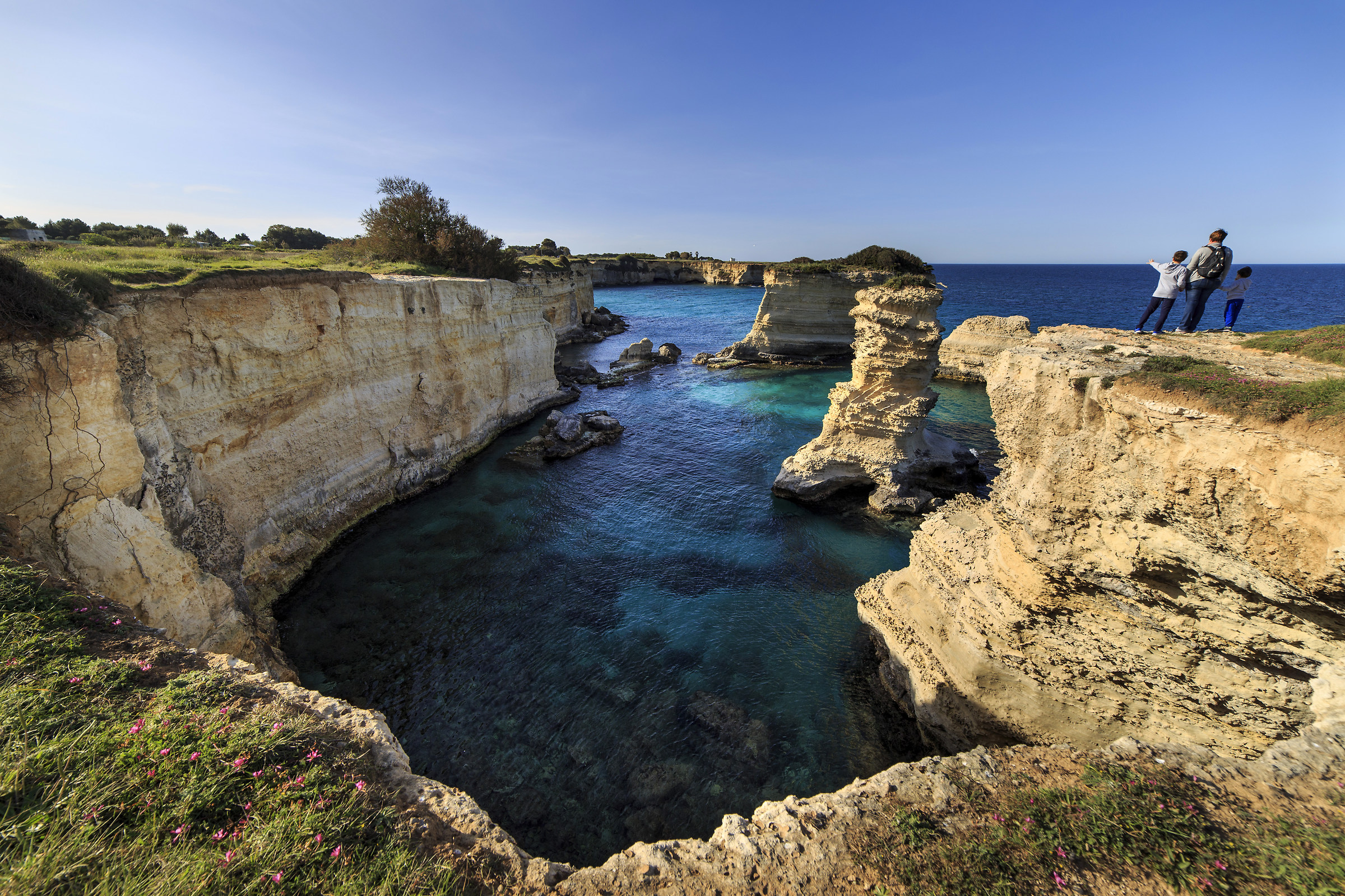 The stacks of Sant'Andrea (Apulia)