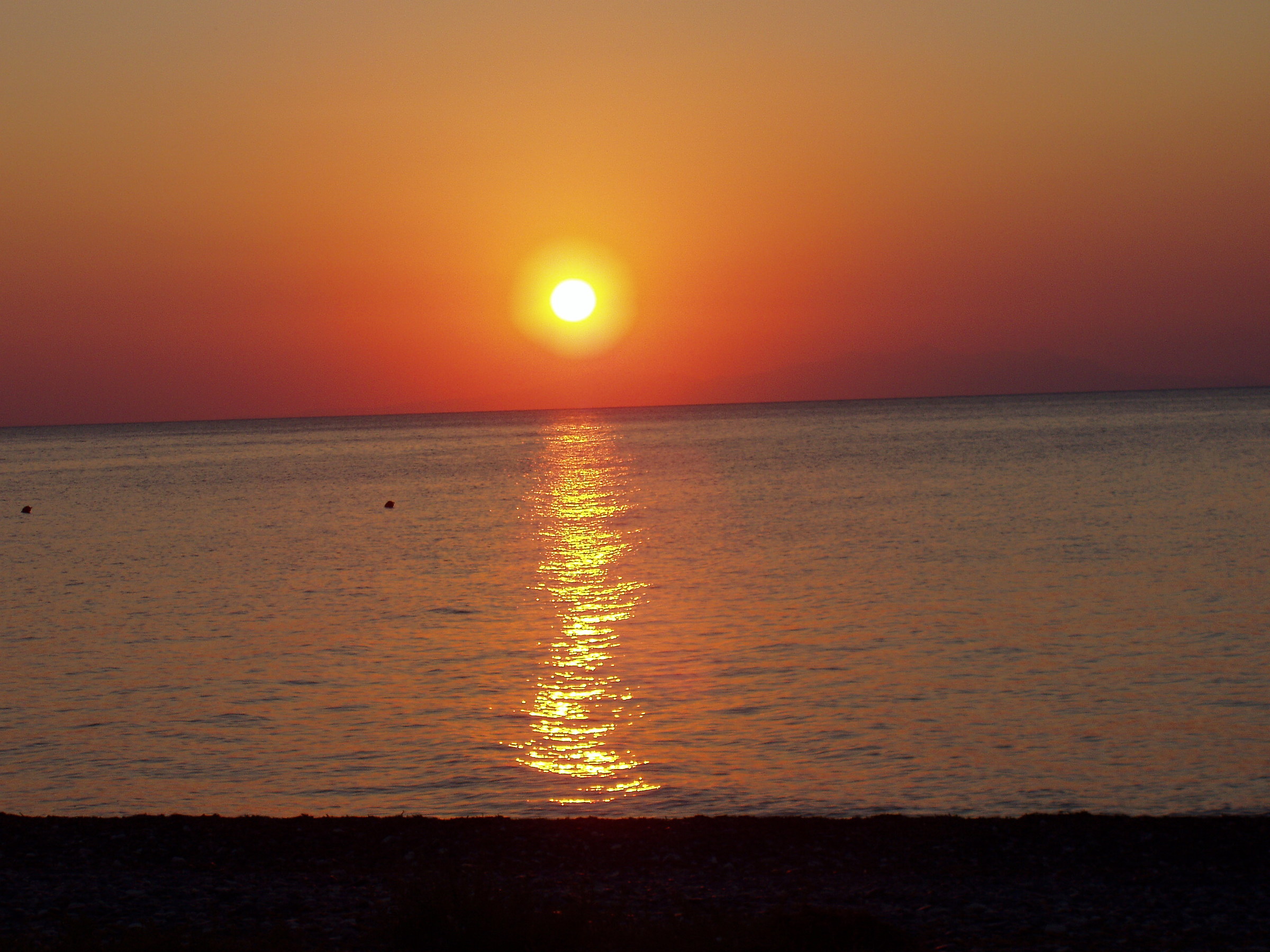 Sunset from Kamariotissa, Samothrace, Greece