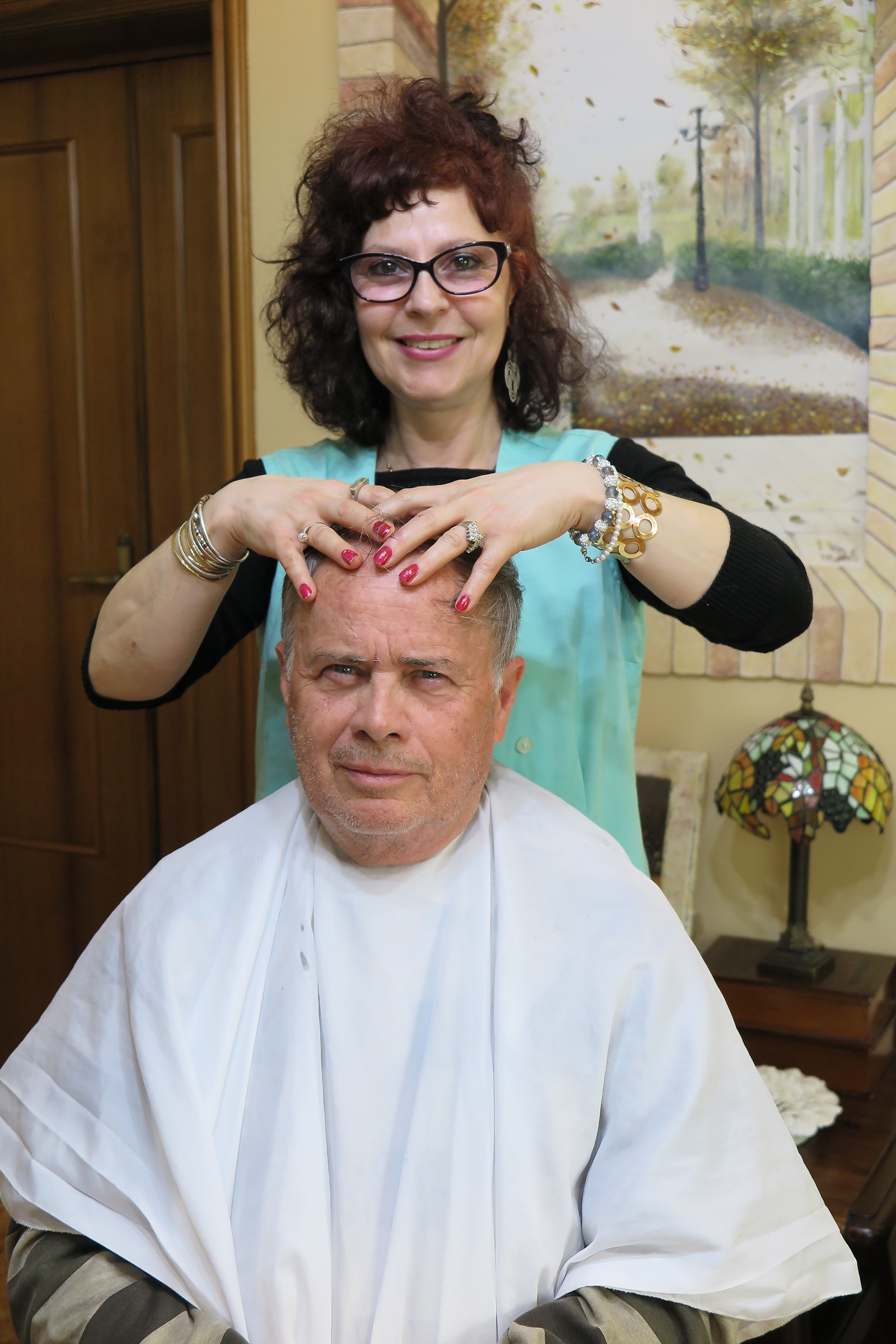 La mia parruchiera visagista.