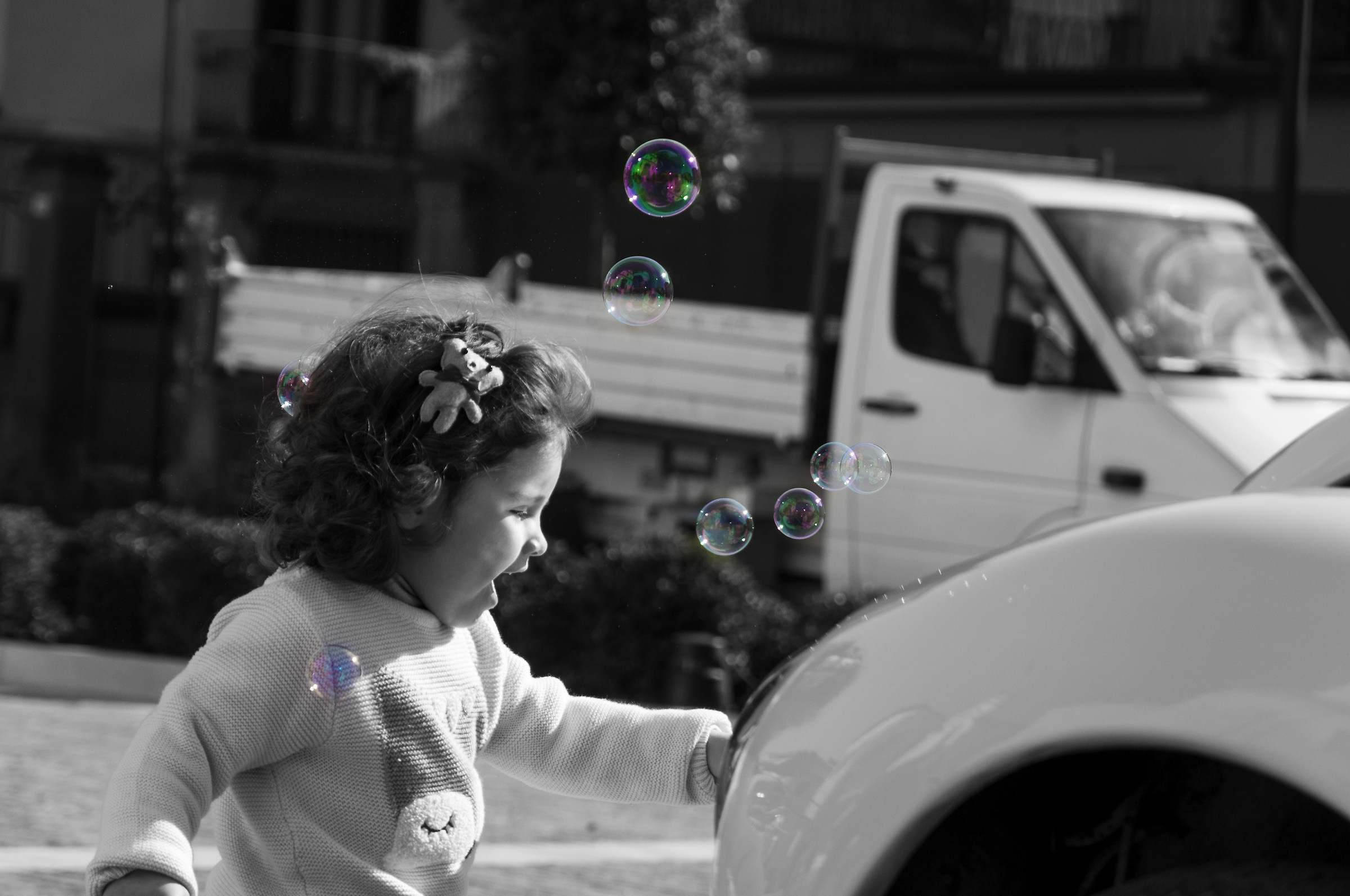 I take bubbles!