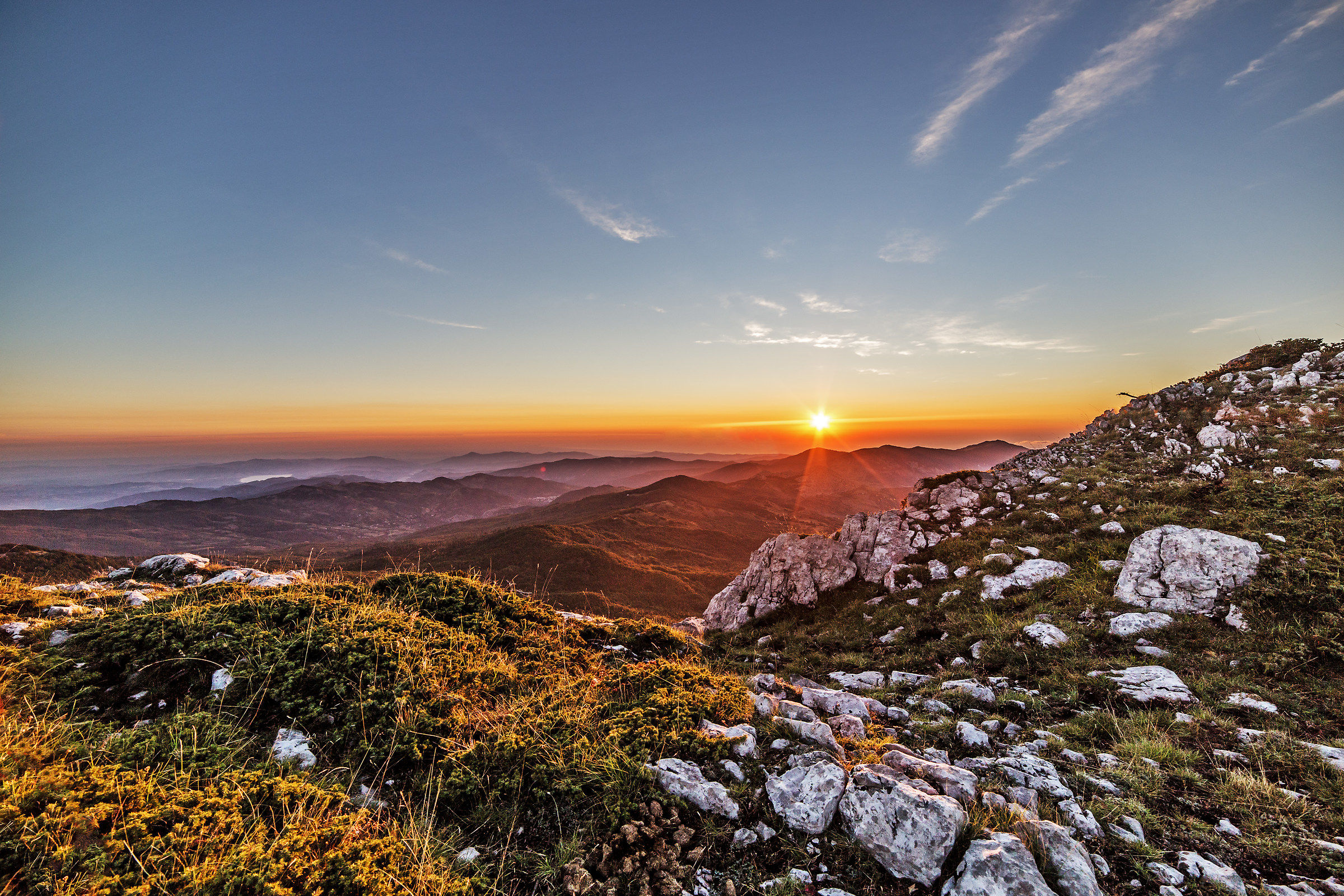 Alba sul Colle Del Malevento - Pollino
