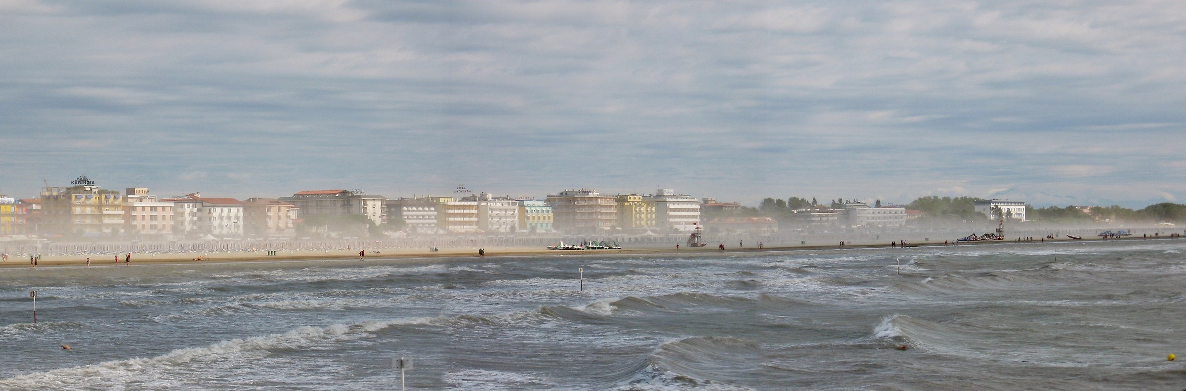 windy day in Caorle