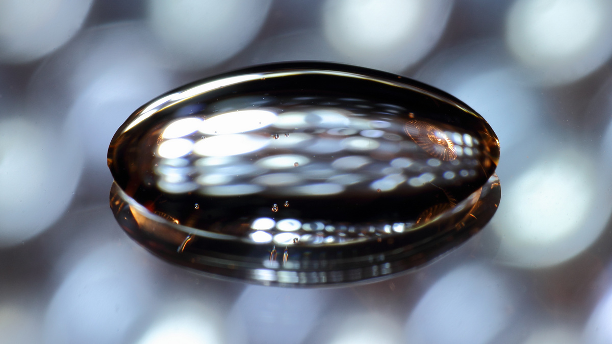 una goccia d'acqua sullo specchio...