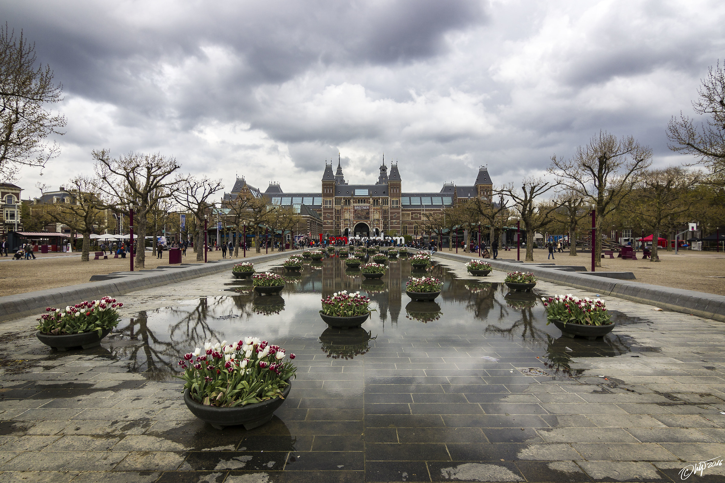 Clouds on the Rijksmuseum, Amsterdam