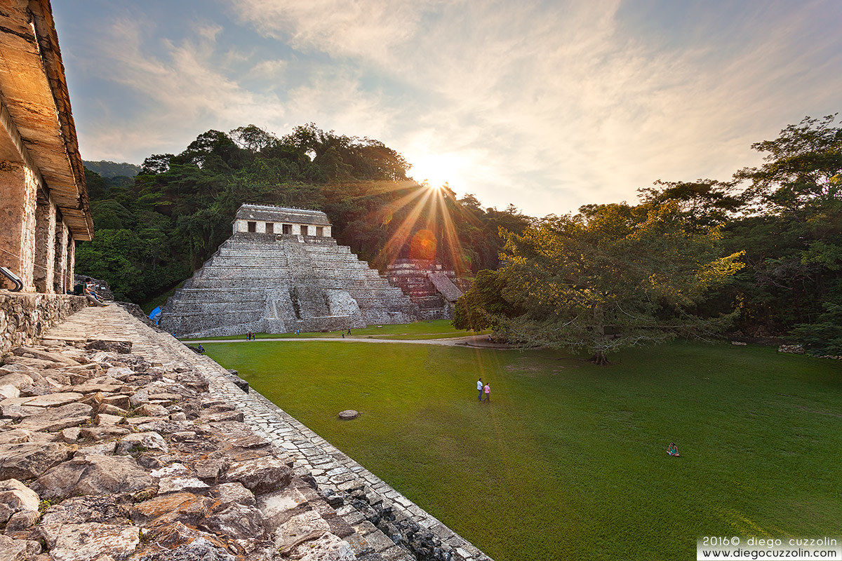 Tramonto a Palenque