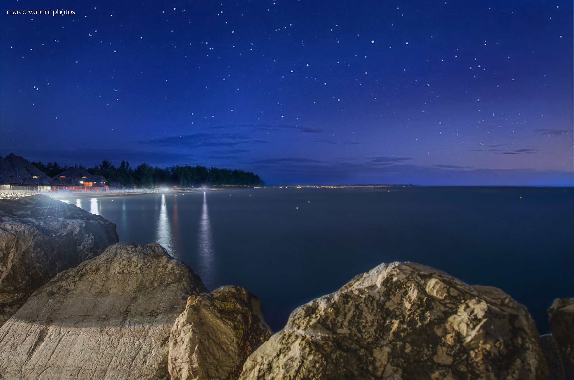 The sea in the evening