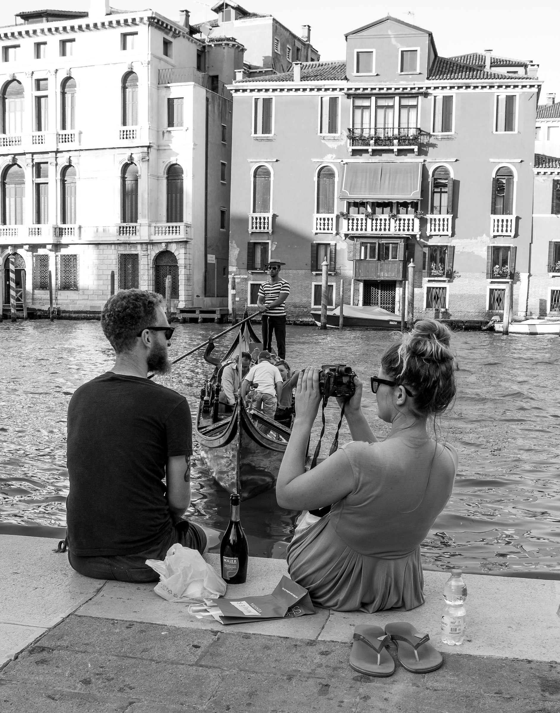 Attenta Cara...la gondola ci sta venendo addosso!