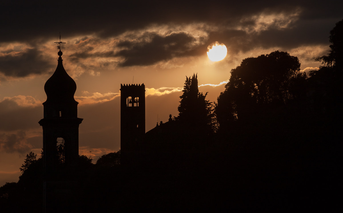 Monselice ... sun and steeples
