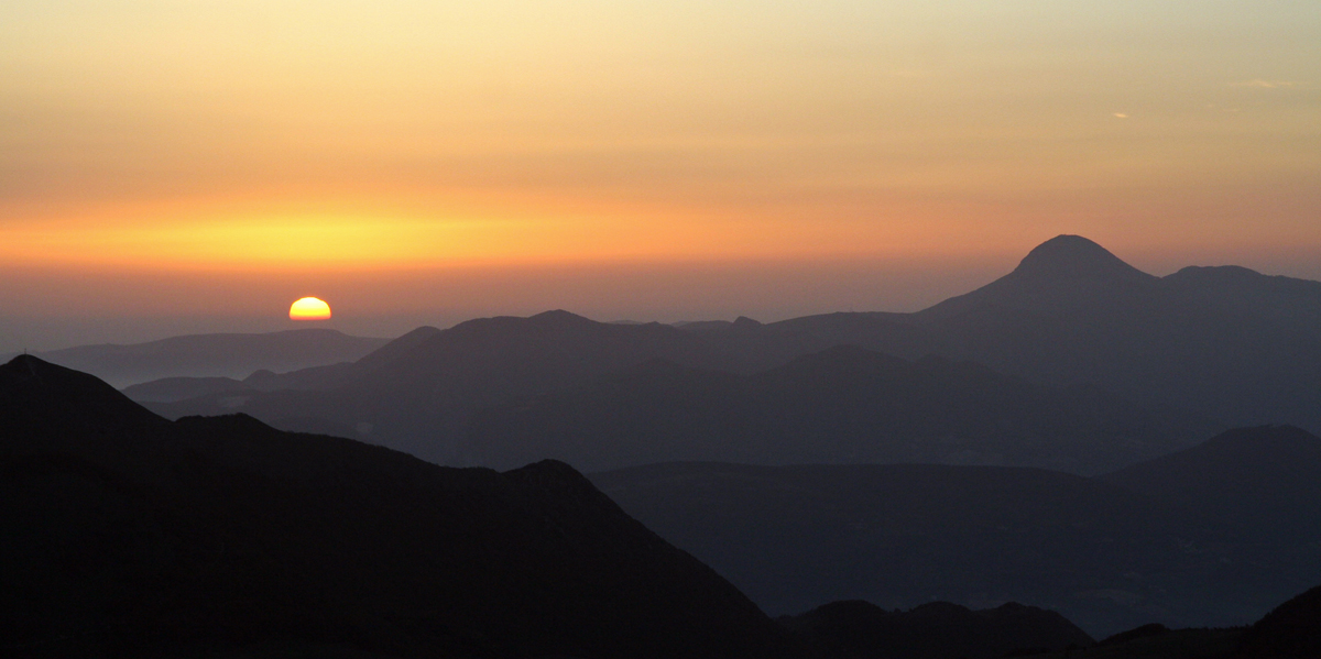 Sunrise from Mount Catria