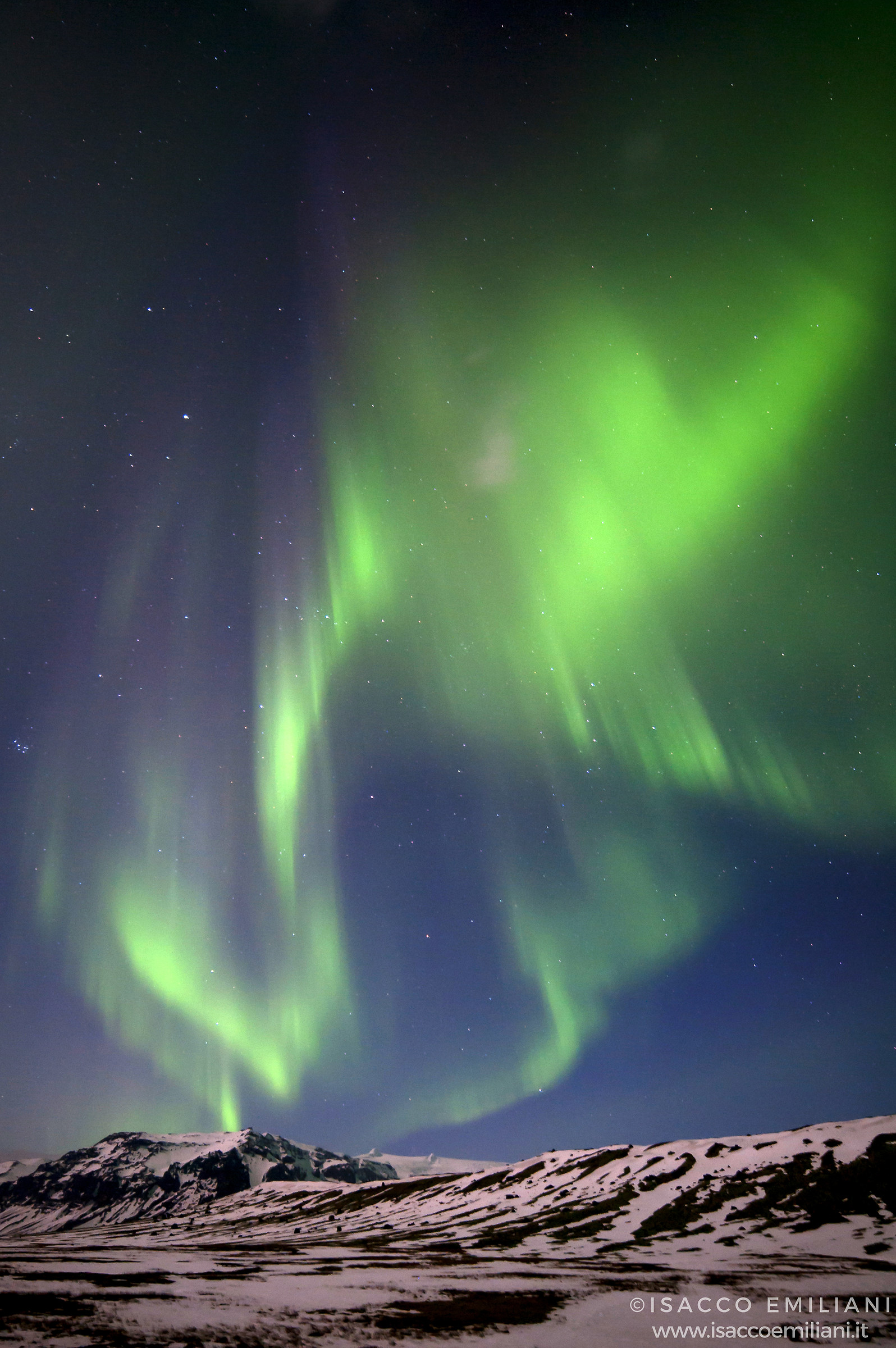 il cielo si tinge di verde..