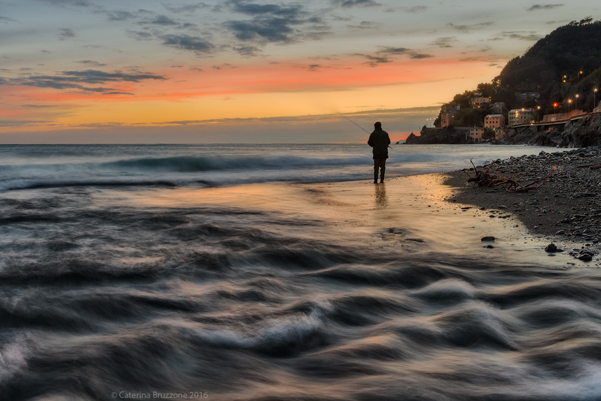 The sunsets fisherman