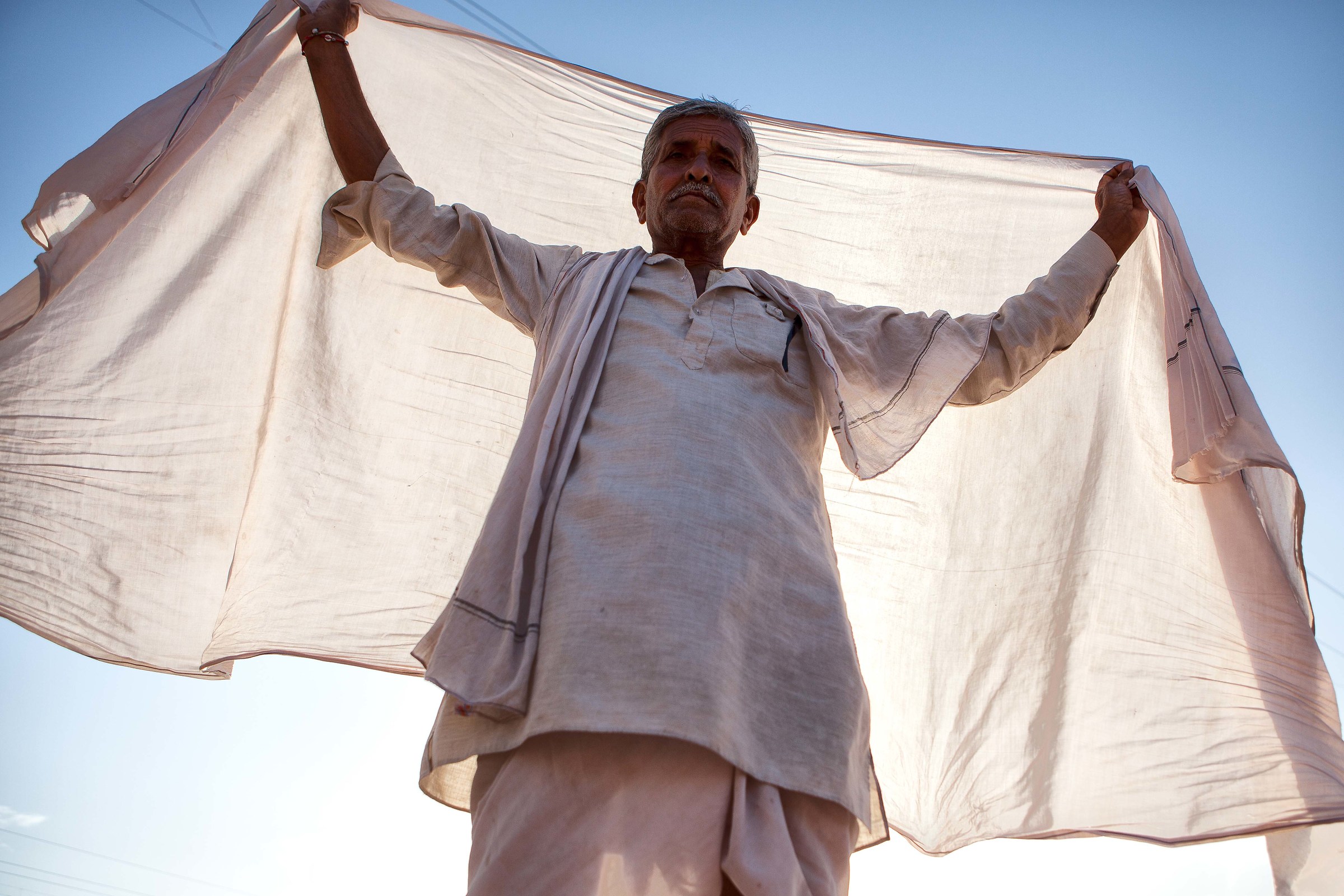 Pellegrino alla Kumbh Mela di Ujjain, Madhya Pradesh