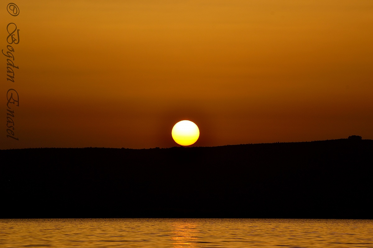tramonto sul L. di Bracciano