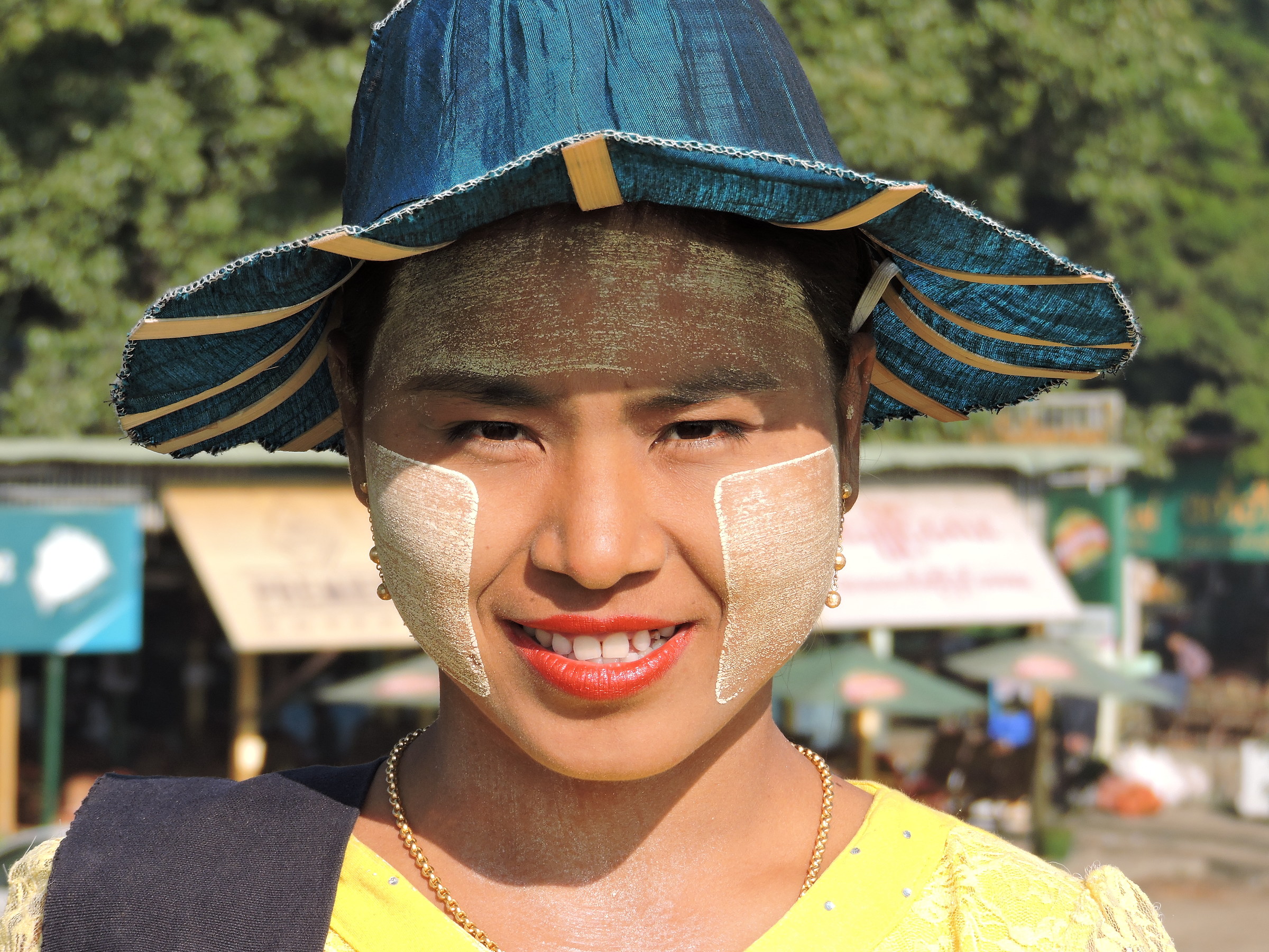 venditrice di souvenir