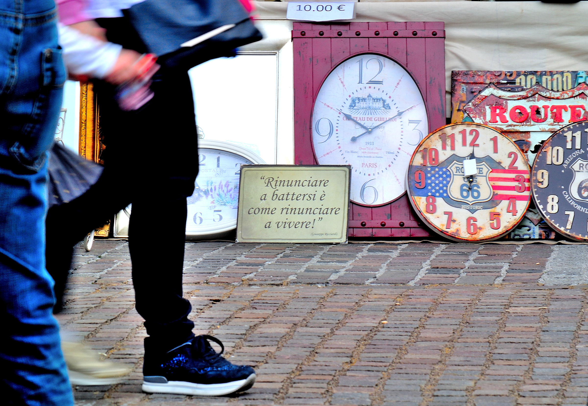 Rinunciare a battersi è come........