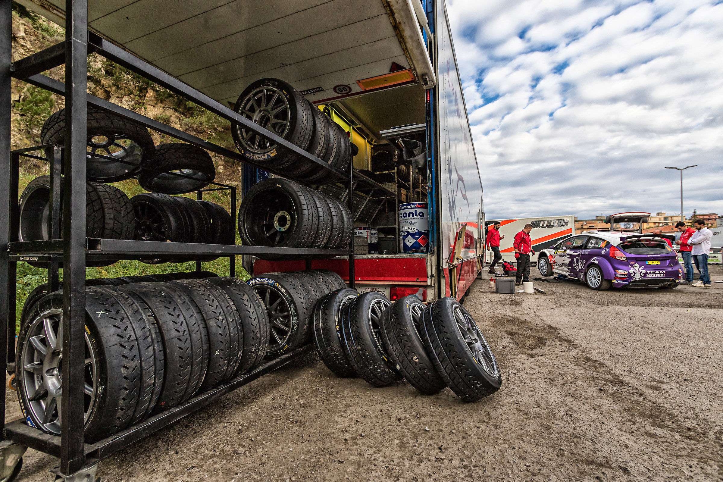 Parco chiuso - Ford Fiesra WRC - Re - Rally Elba 2016