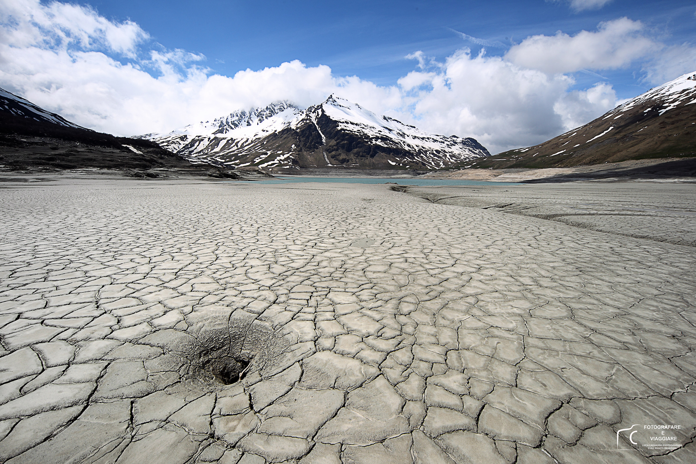 Lago del Moncenisio prosiugato....