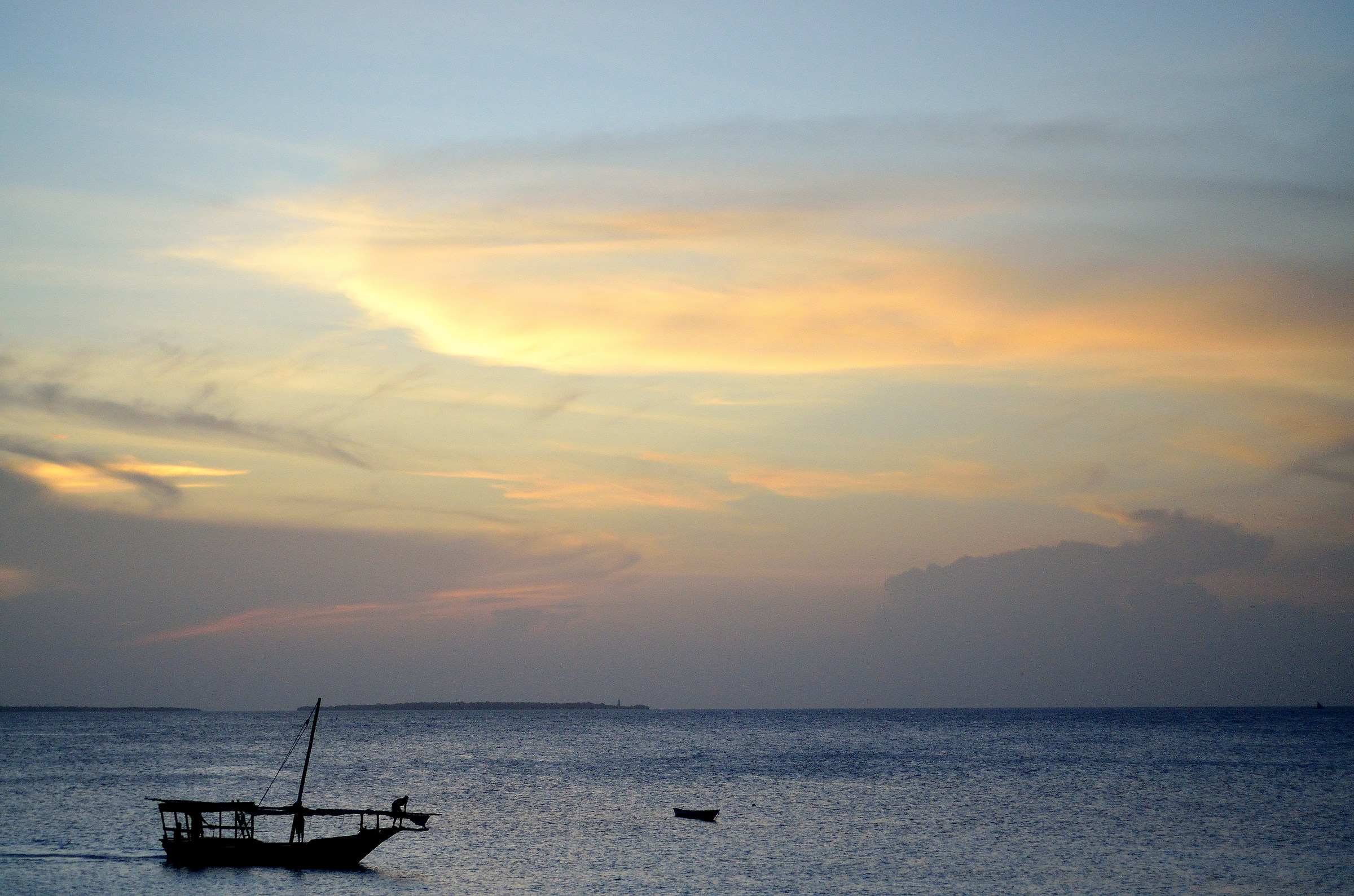 sunset in Zanzibar