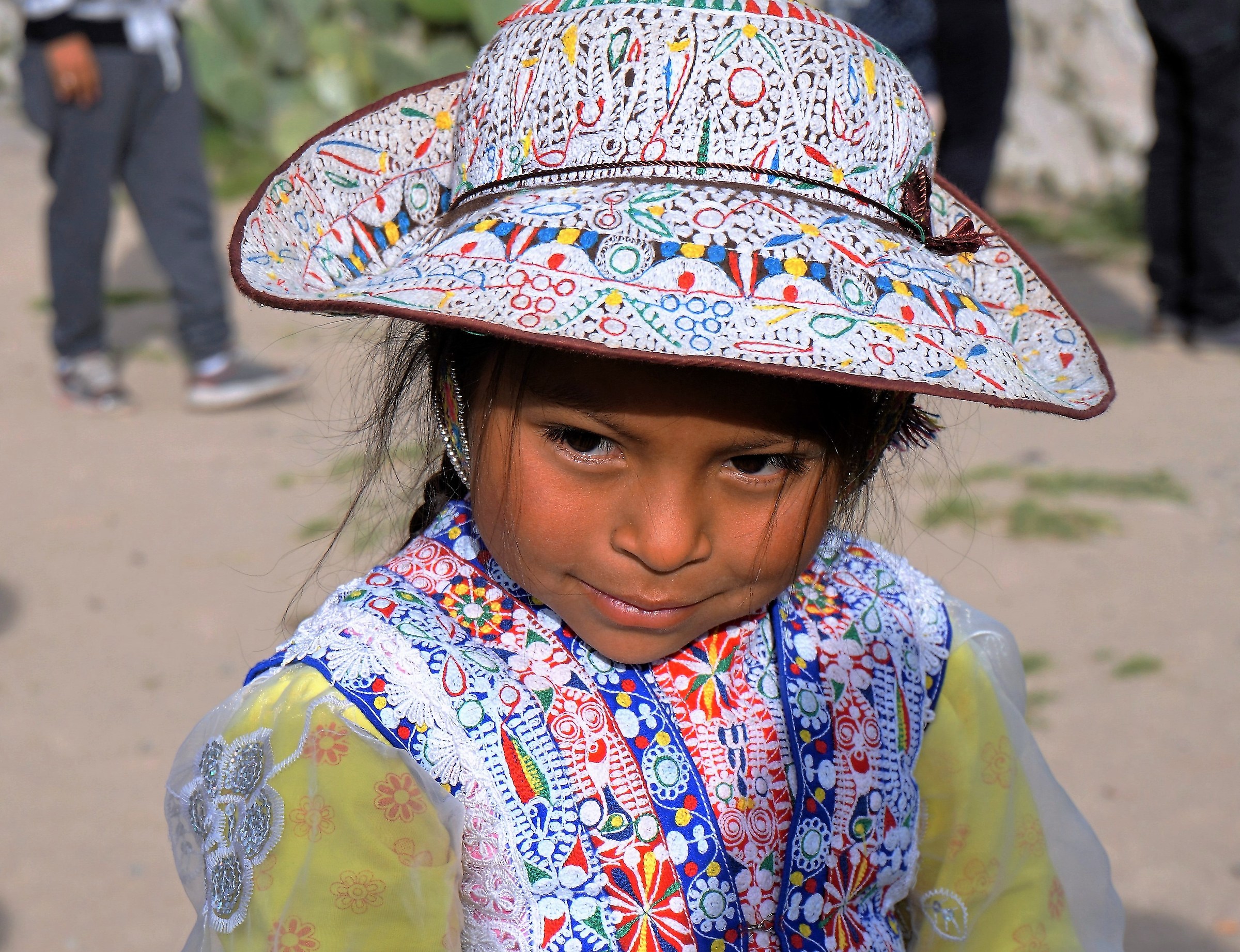 bambina della valle del Colca