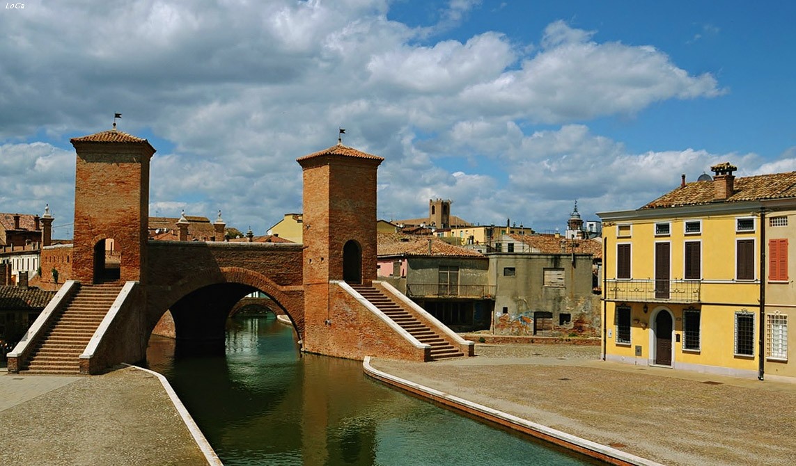 The Bridge of Trepponti in Comacchio Ferrara