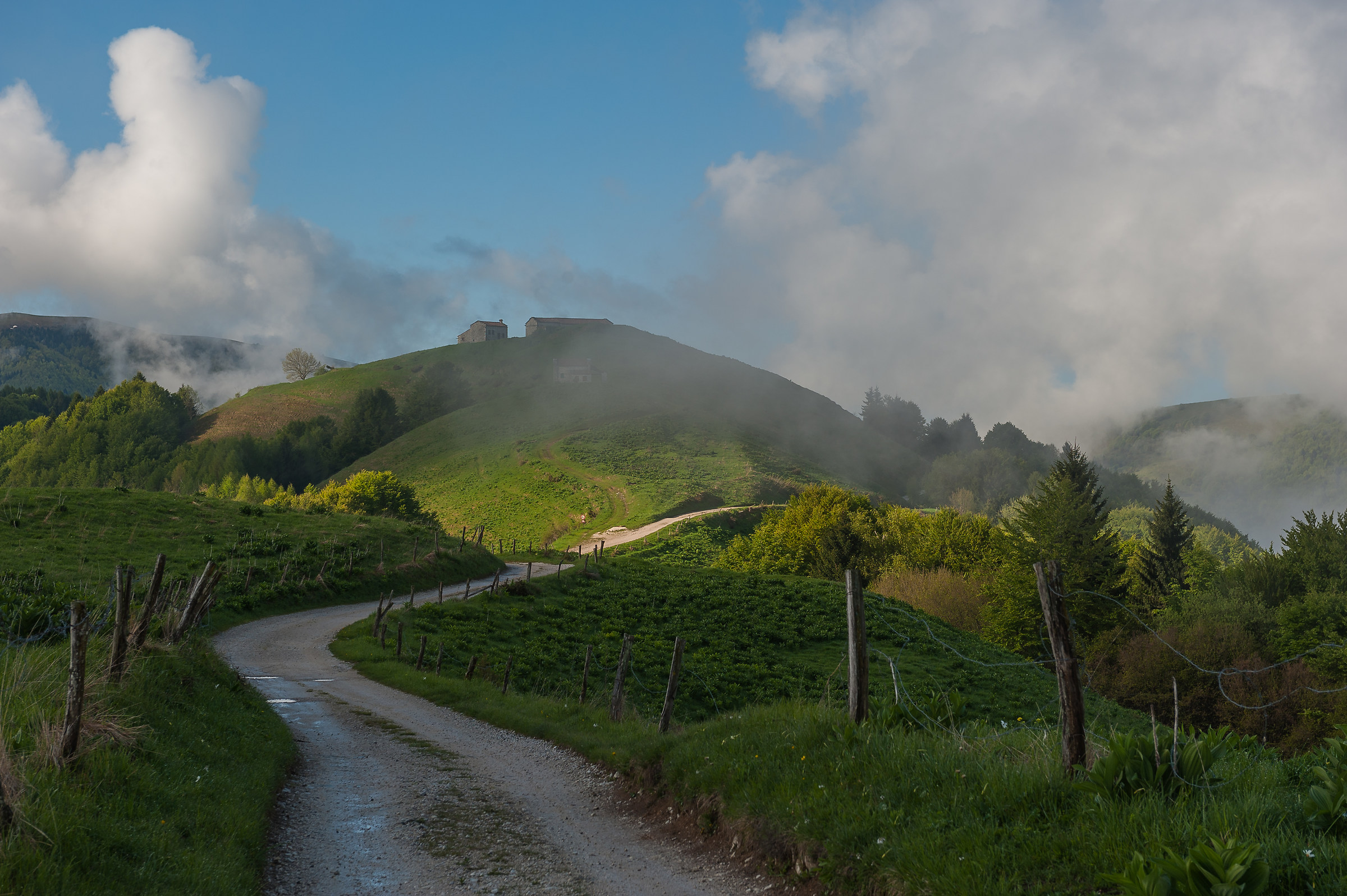 Clouds give way to the Sun