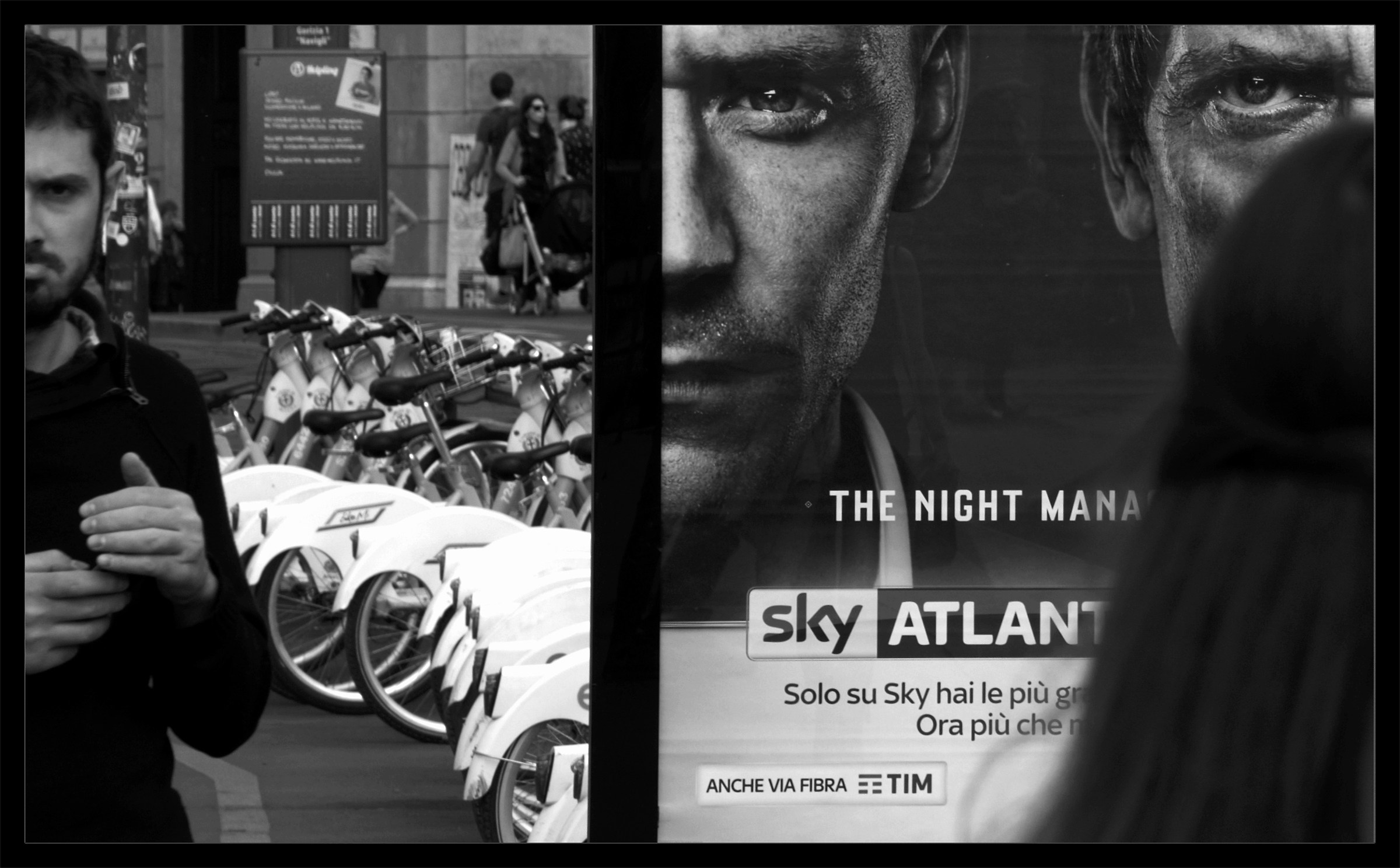 è un'incontro di sguardi ....