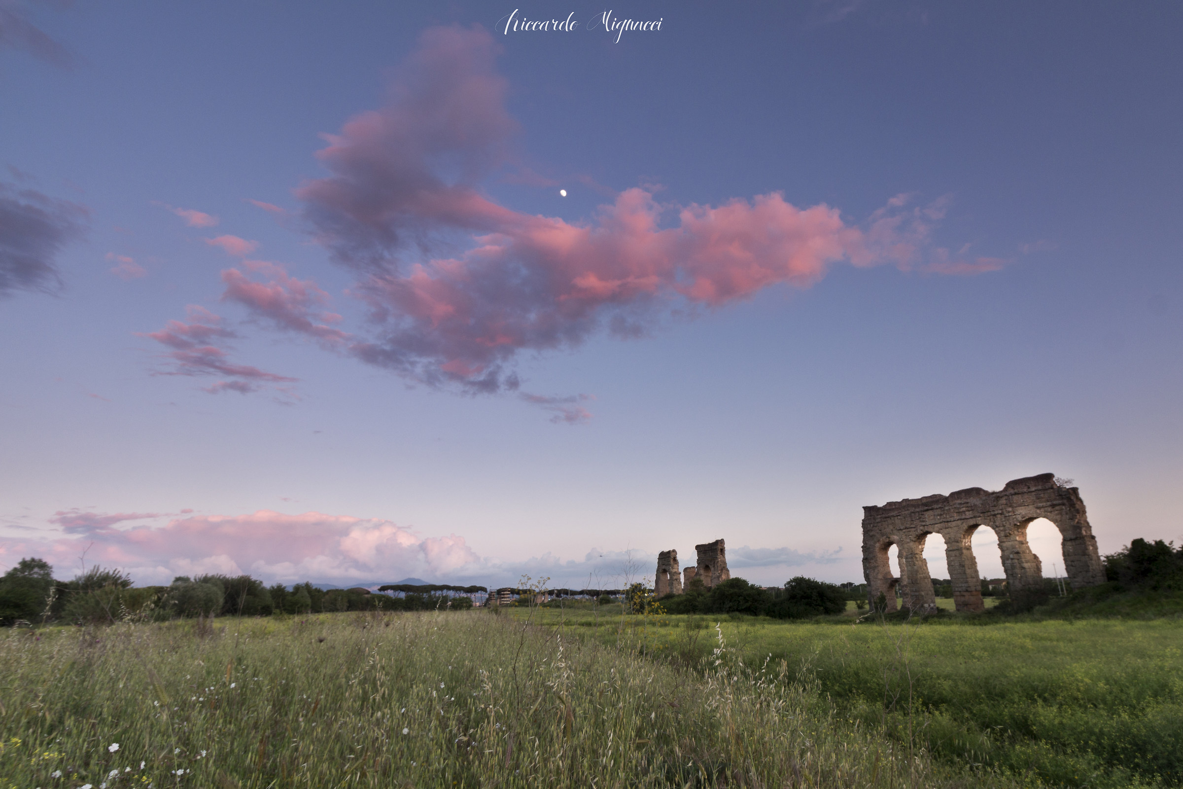 Sunset kidnapped in that the Appia Park