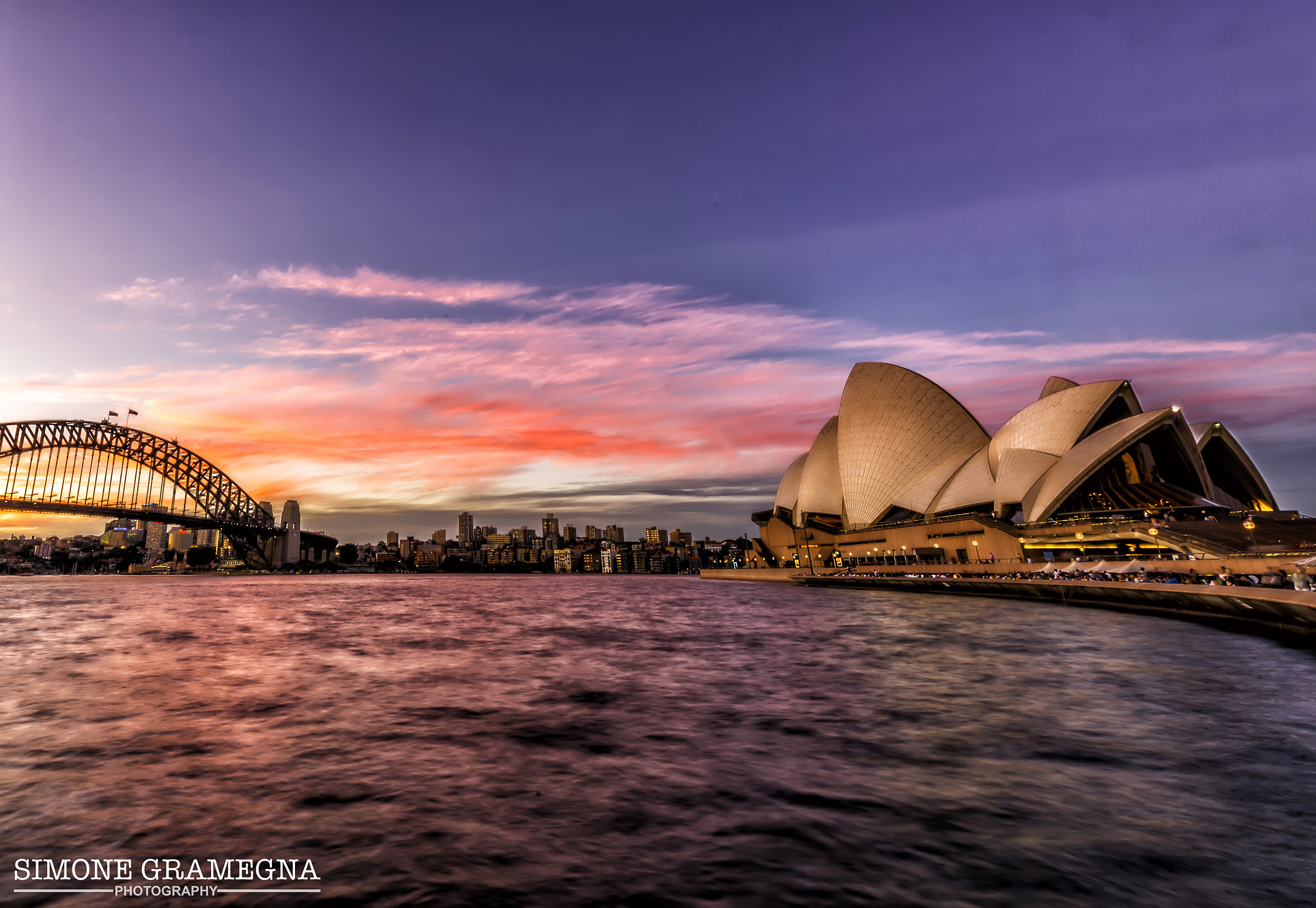 Sunset at Circular Quay