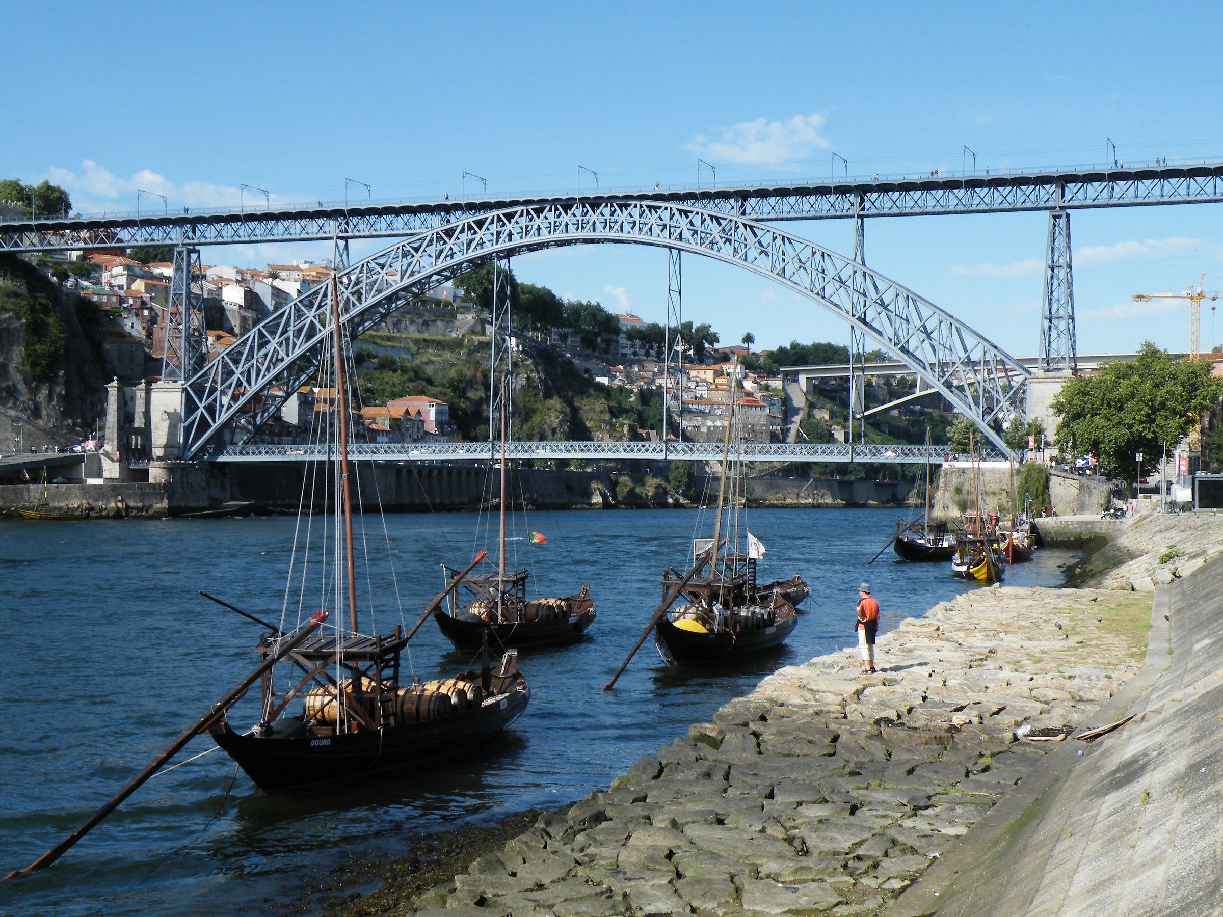 Porto -il ponte  sul fiume Douro
