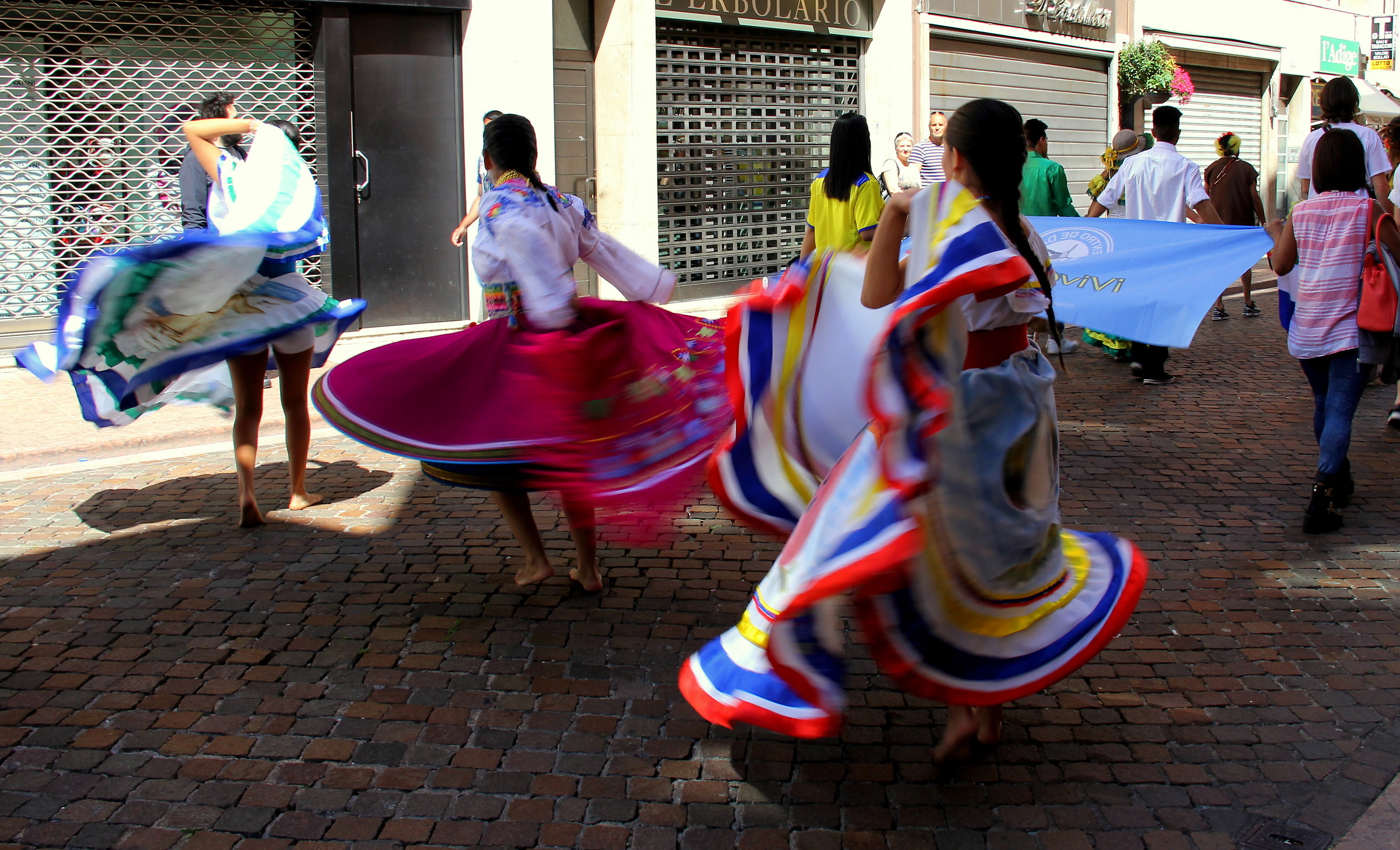 rotating color in festival